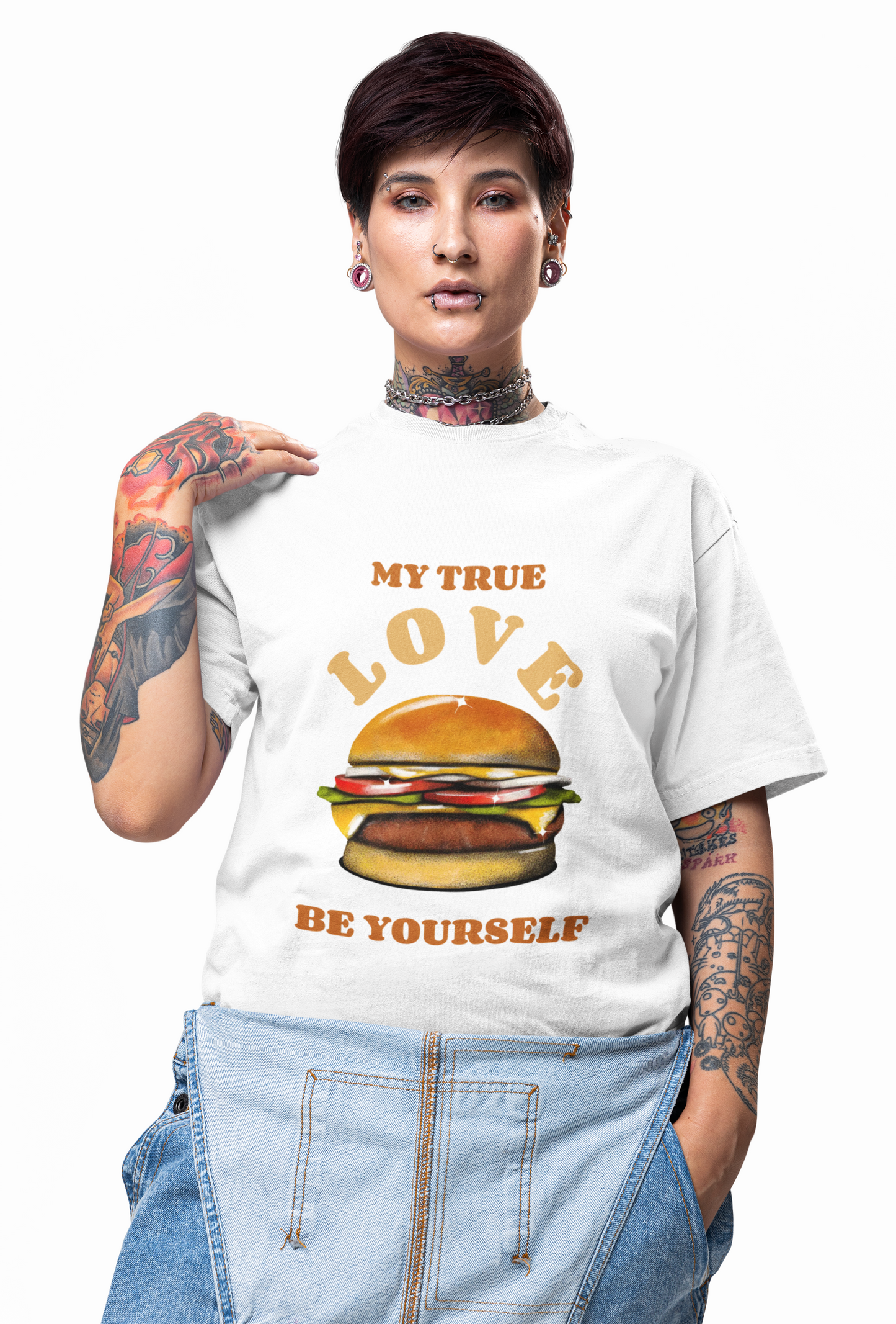 Food Tees, Funny Food T Shirts, Funny T Shirts, Shirt with Food, Junk Food Tees, Shirt with Burger, Burger T-Shirt
