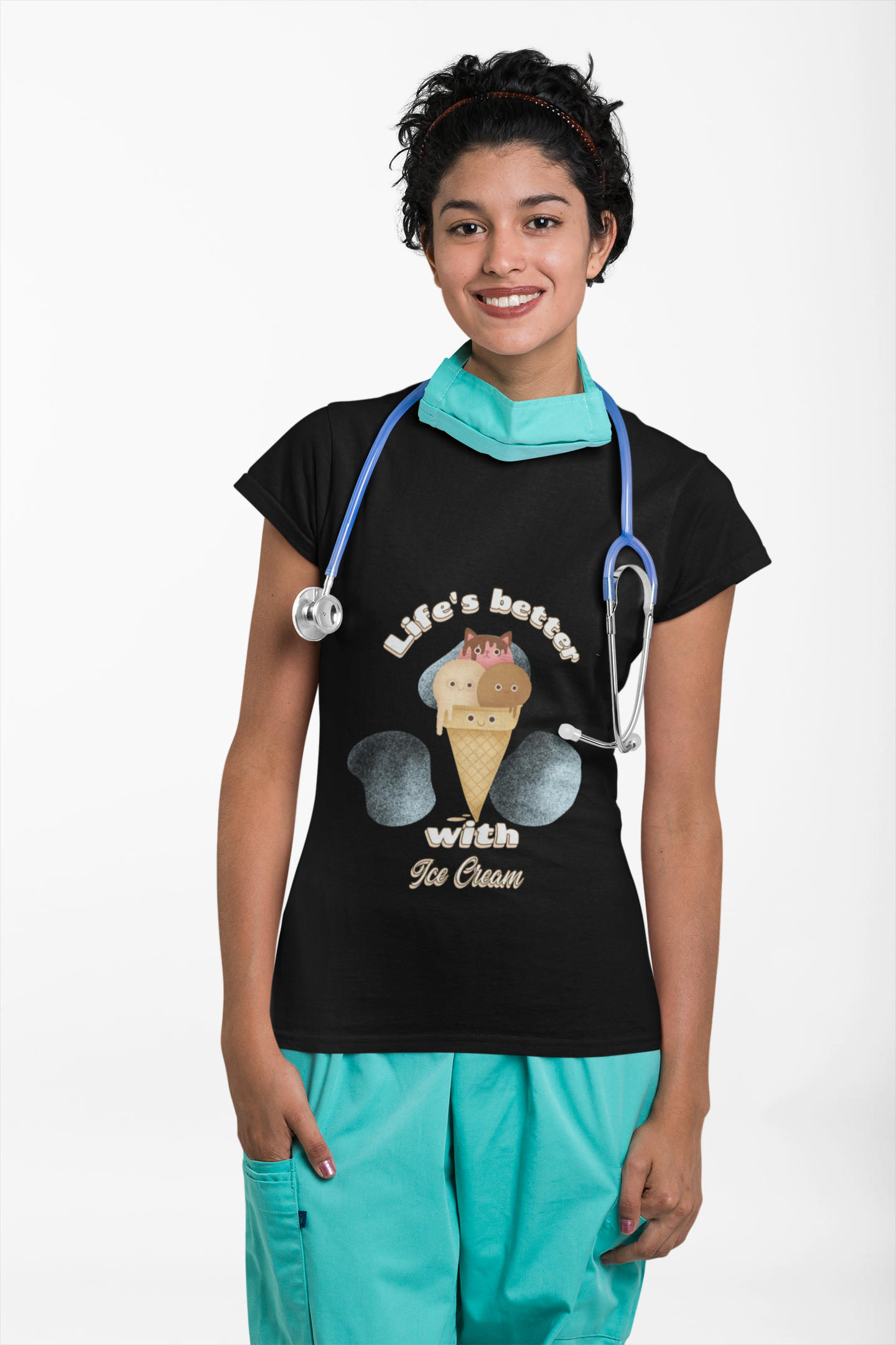 Food Tees, Funny Food T Shirts, Funny T Shirts, Shirt with Food, Junk Food Tees, Shirt with Ice Cream, Ice Cream T-Shirt