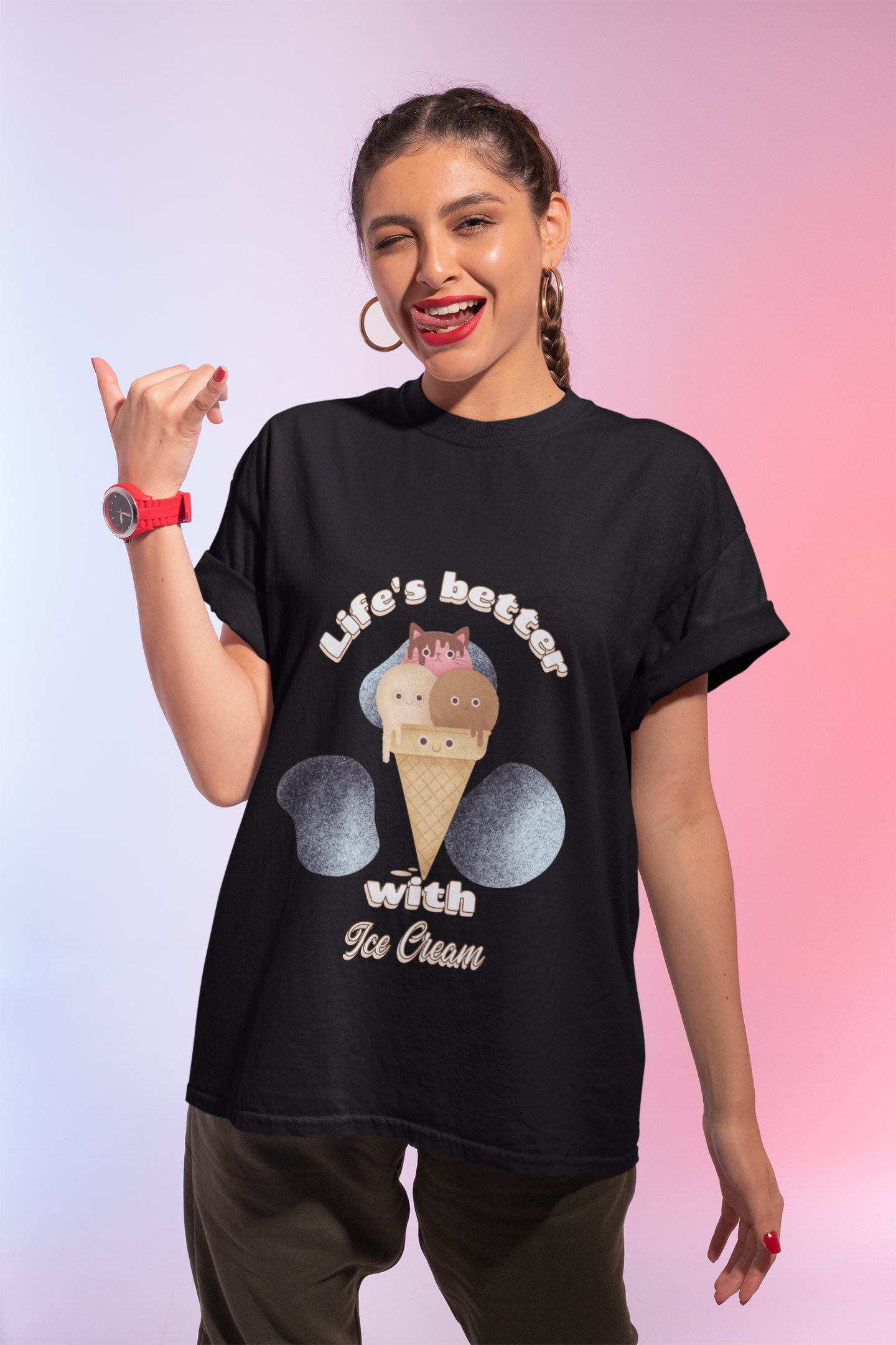 Food Tees, Funny Food T Shirts, Funny T Shirts, Shirt with Food, Junk Food Tees, Shirt with Ice Cream, Ice Cream T-Shirt