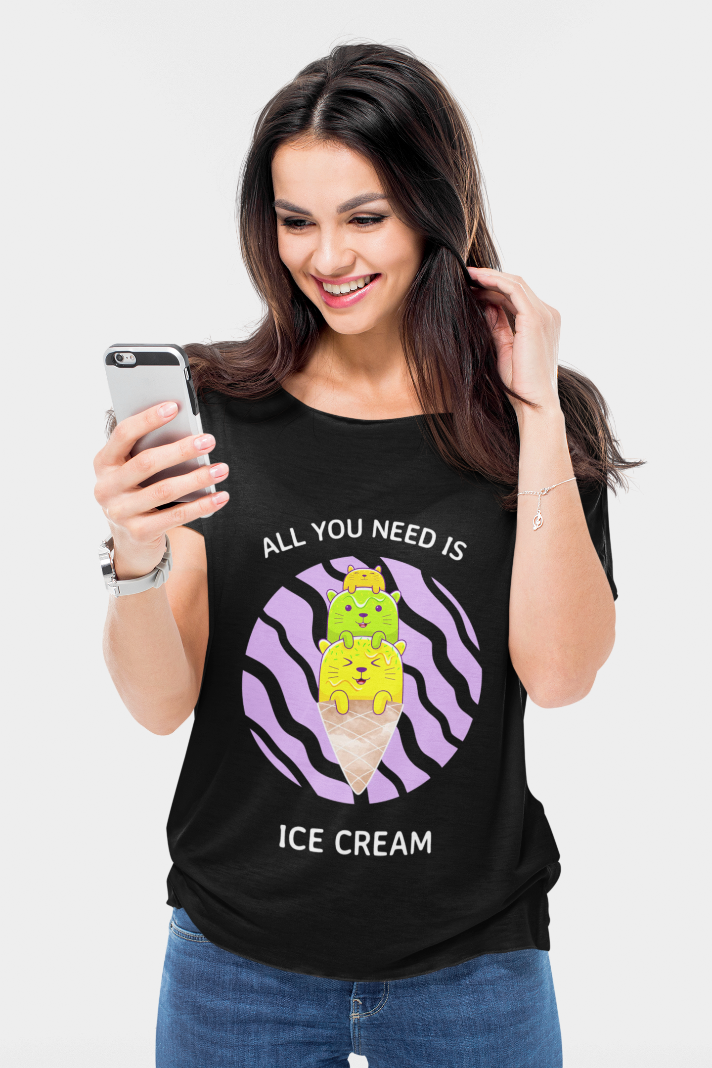 Food Tees, Funny Food T Shirts, Funny T Shirts, Shirt with Food, Junk Food Tees, Shirt with Ice Cream, Ice Cream T-Shirt