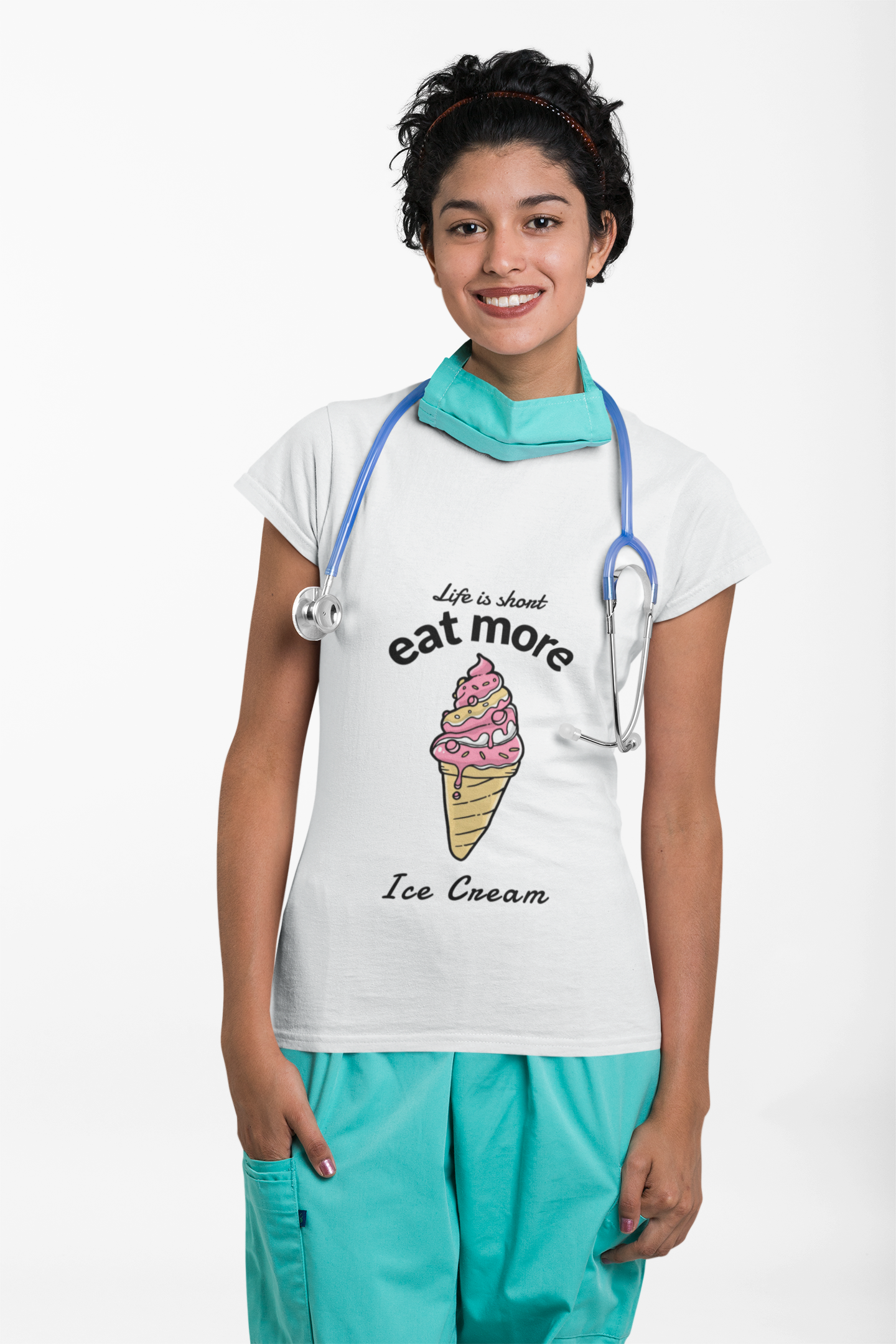 Food Tees, Funny Food T Shirts, Funny T Shirts, Shirt with Food, Junk Food Tees, Shirt with Ice Cream, Ice Cream T-Shirt