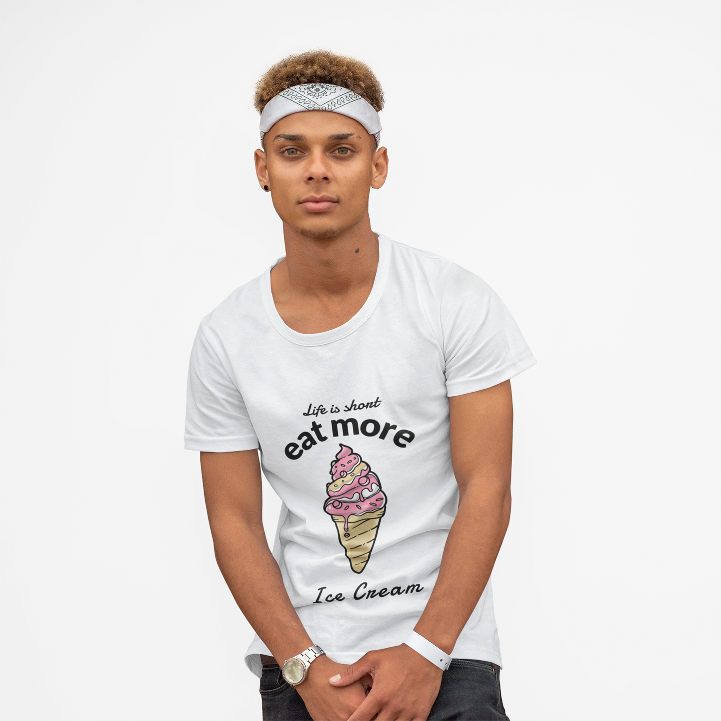 Food Tees, Funny Food T Shirts, Funny T Shirts, Shirt with Food, Junk Food Tees, Shirt with Ice Cream, Ice Cream T-Shirt