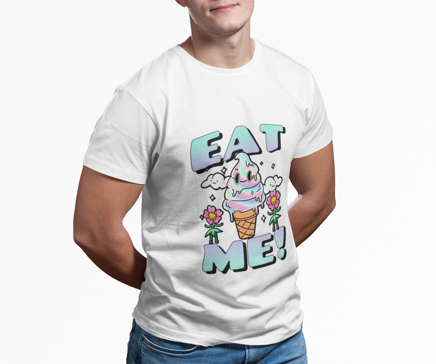 Food Tees, Funny Food T Shirts, Funny T Shirts, Shirt with Food, Junk Food Tees, Shirt with Ice Cream, Ice Cream T-Shirt