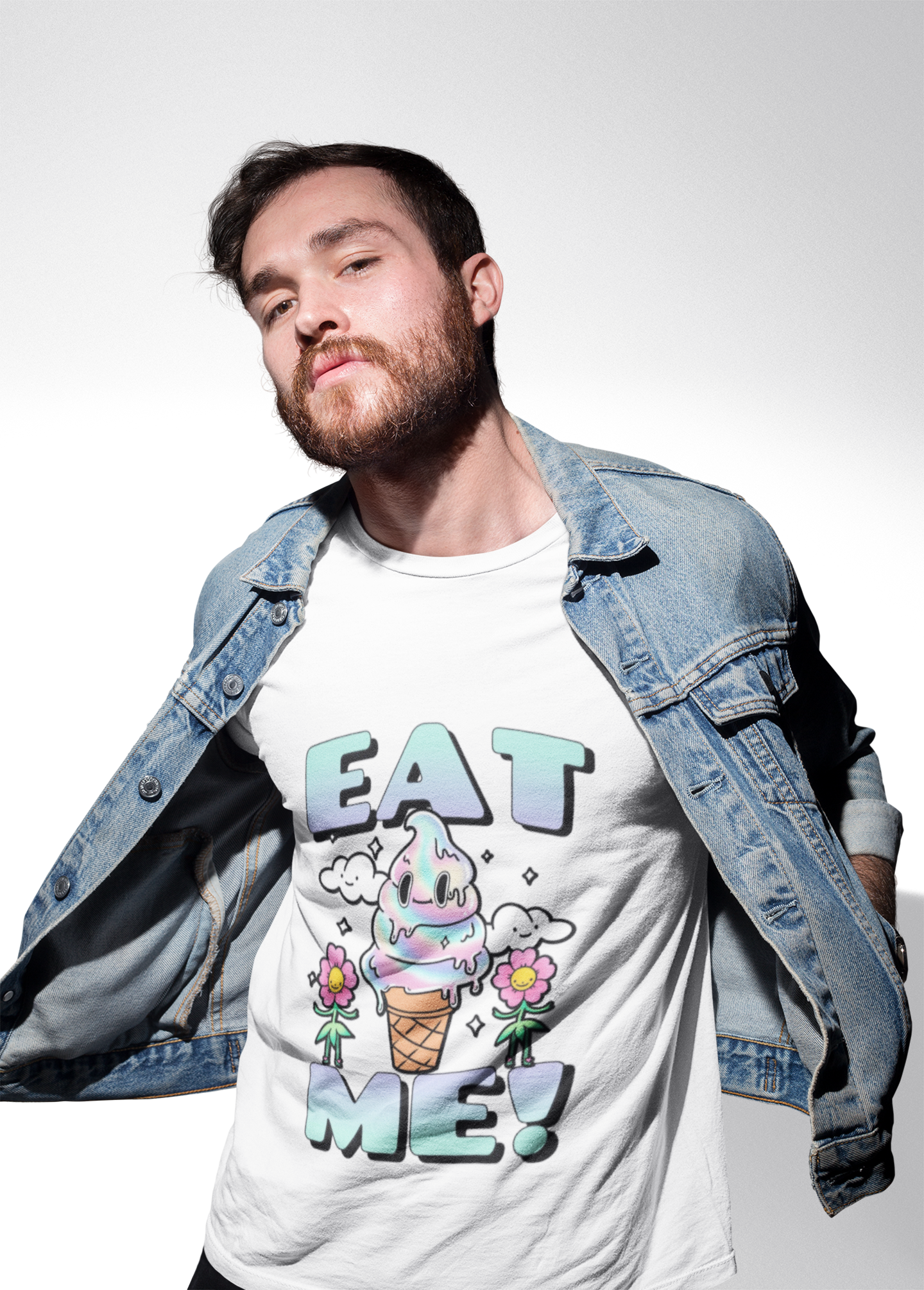 Food Tees, Funny Food T Shirts, Funny T Shirts, Shirt with Food, Junk Food Tees, Shirt with Ice Cream, Ice Cream T-Shirt