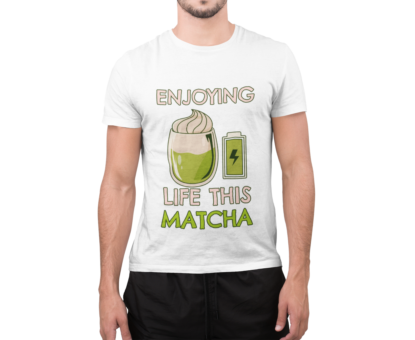 Food Tees, Funny Food T Shirts, Funny T Shirts, Shirt with Drinks, Shirt with Matcha