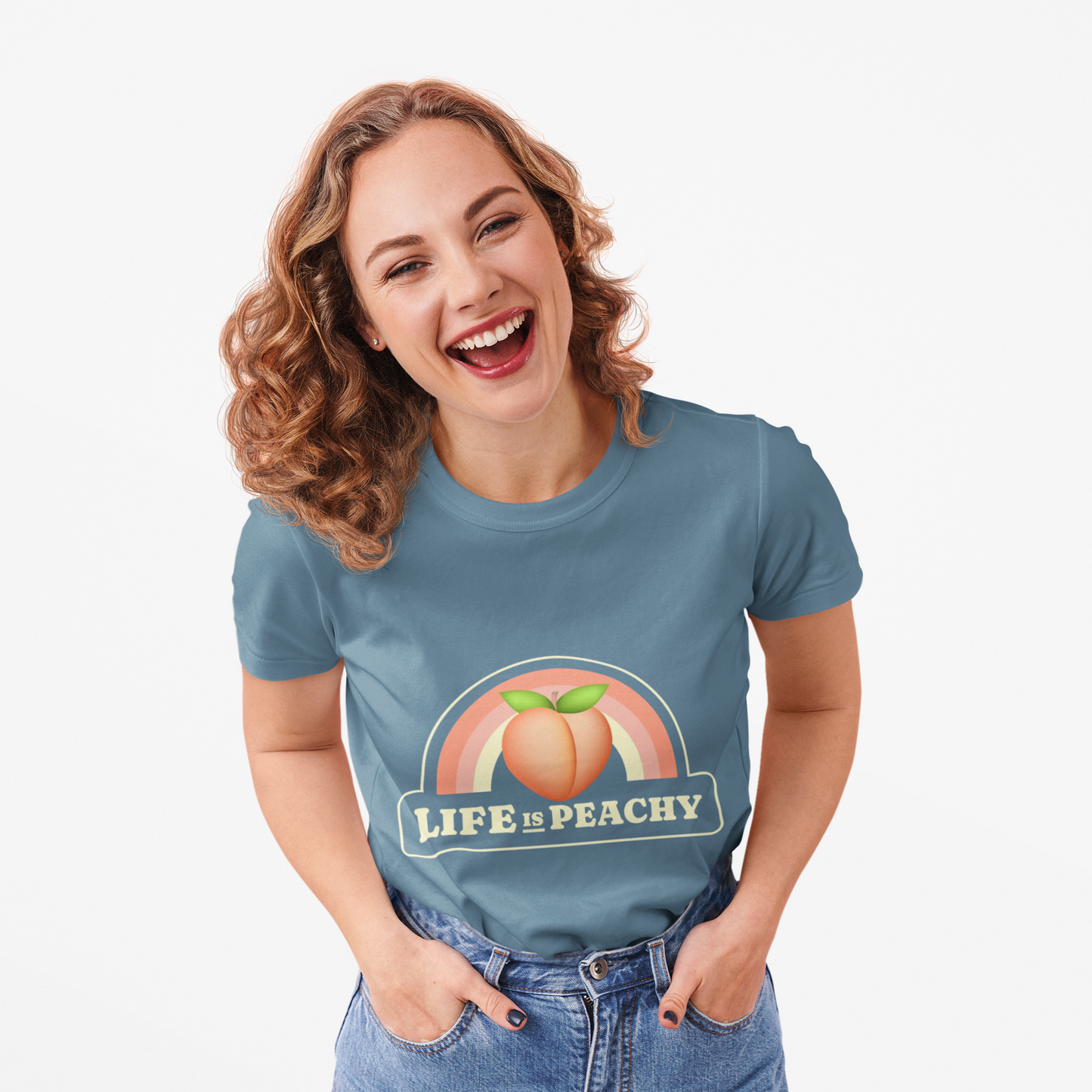 Food Tees, Funny Food T Shirts, Funny T Shirts, Shirt with Fruits, Shirt with Peach