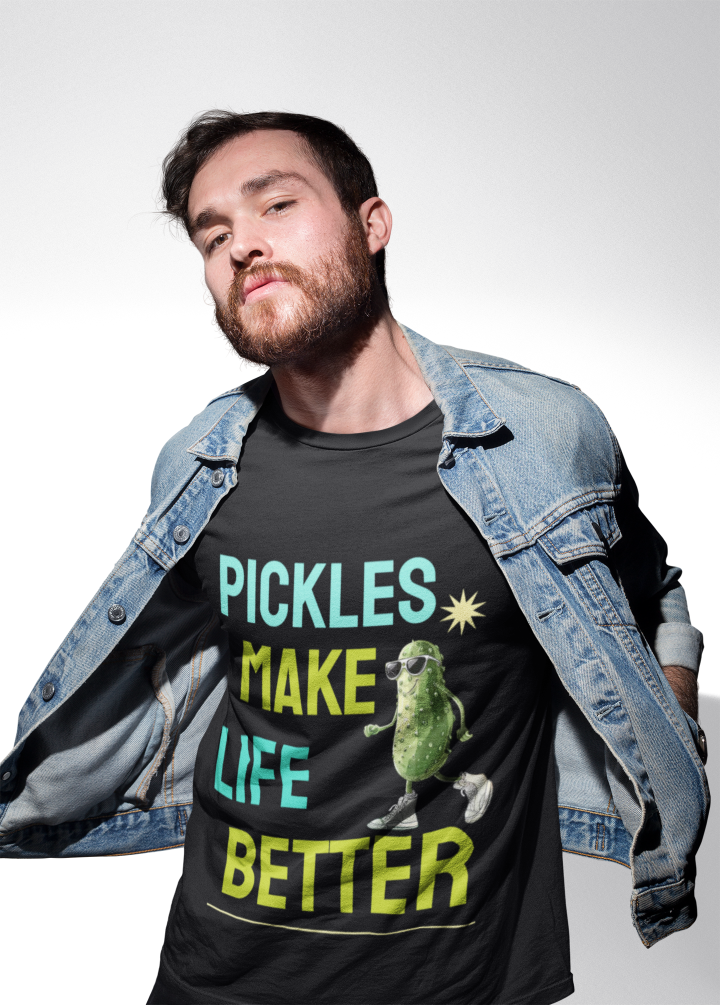 Food Tees, Funny Food T Shirts, Funny T Shirts, Shirt with Vegetables, Shirt with Pickle