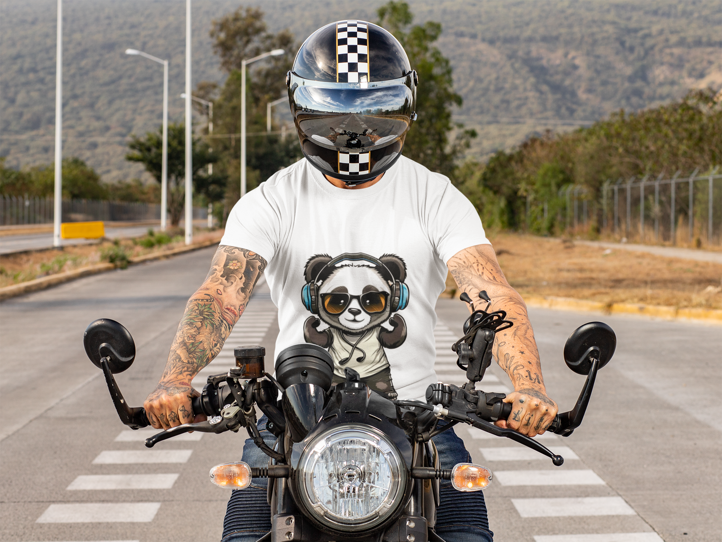 Animals Tees, Funny Animals Shirt, T Shirts with Funny Animals, T-Shirt with Panda, Panda Tees