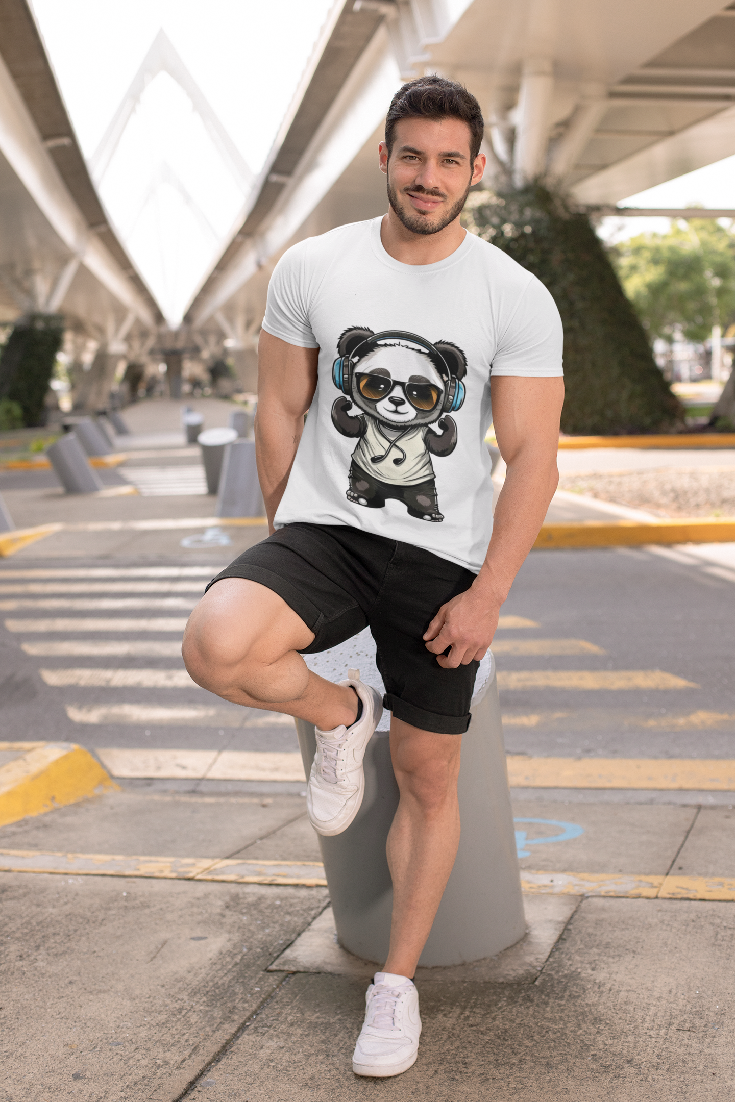 Animals Tees, Funny Animals Shirt, T Shirts with Funny Animals, T-Shirt with Panda, Panda Tees