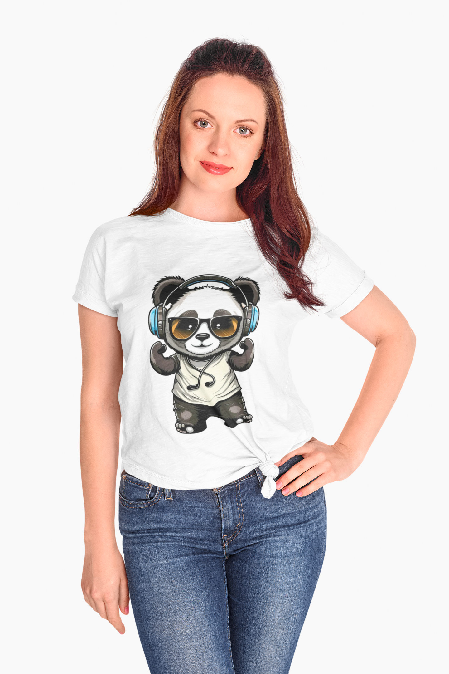 Animals Tees, Funny Animals Shirt, T Shirts with Funny Animals, T-Shirt with Panda, Panda Tees