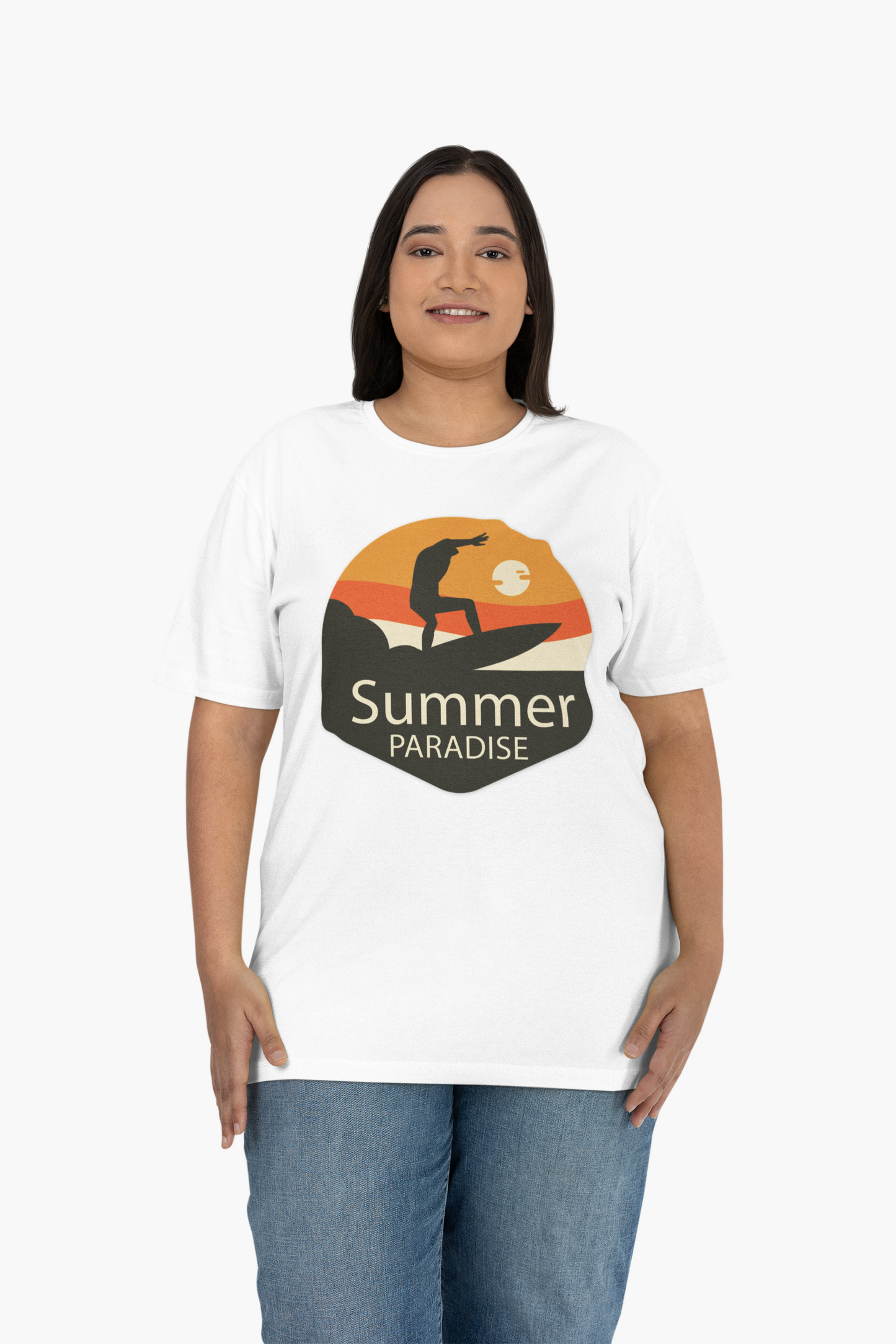 Summer T-Shirt, Summer Design Shirts, Art Tee Shirt with Summer Design - 4
