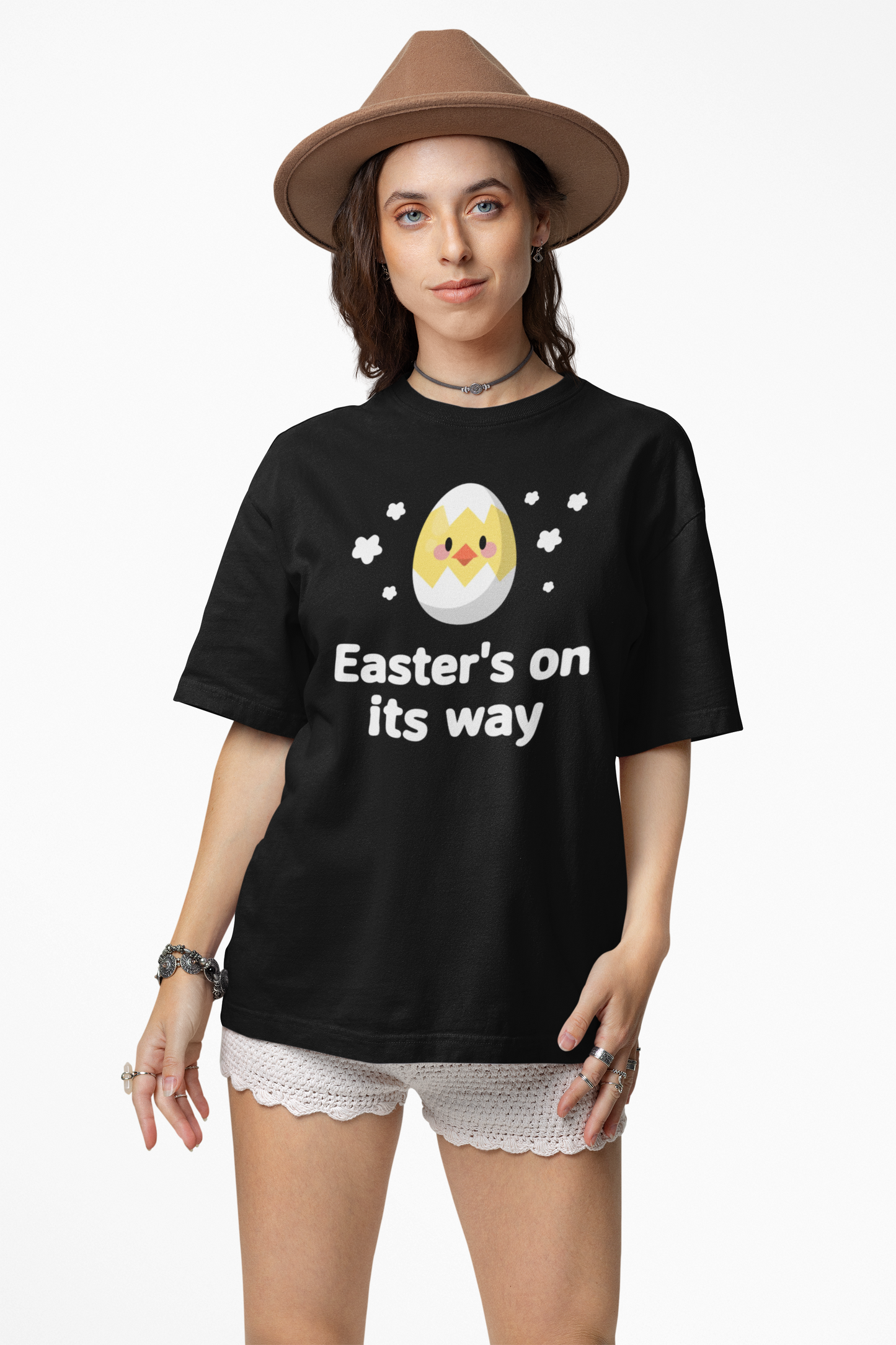 Easter Day T-Shirt, Tee Shirt with Easter Signature, T Shirt with Easter Prints, Tee Shirt with Easter Design - 1