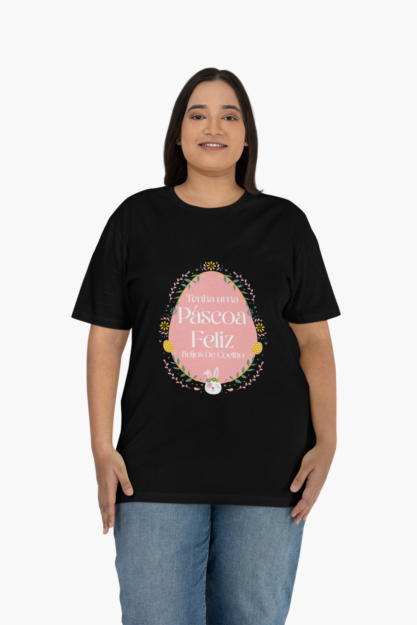 Easter Egg T-Shirt, Tee Shirt with Easter Signature, T Shirt with Easter Prints, Tee Shirt with Easter Design - 2