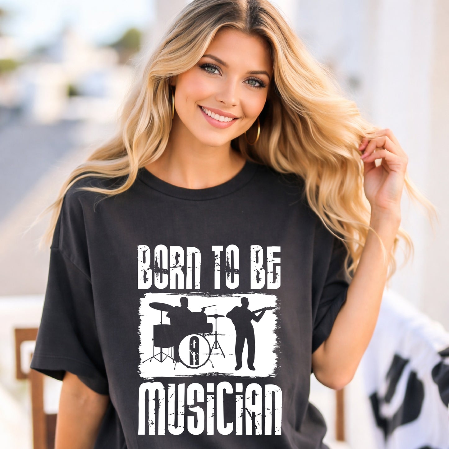 Music Graphic Design Unisex Cotton T-shirt 009