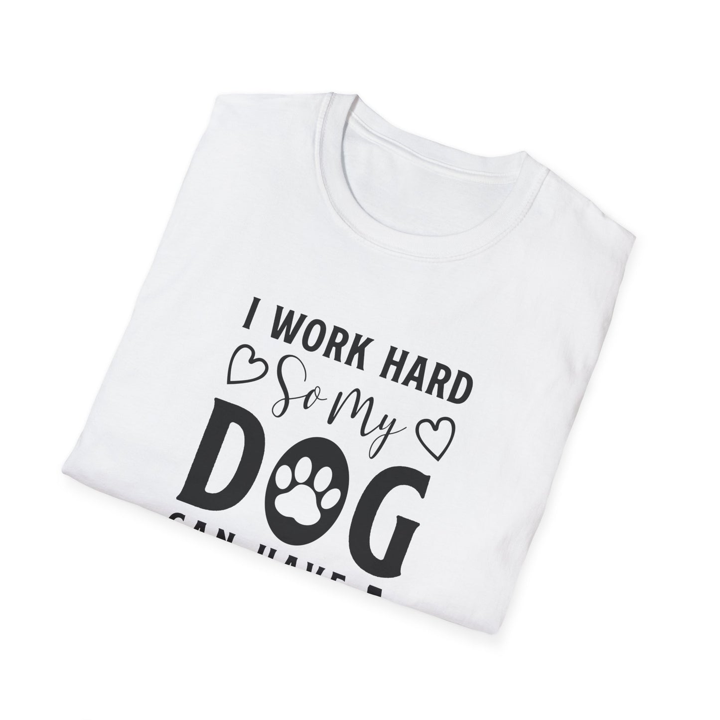 Dog Slogan T Shirts With Funny Words Unisex Tee Shirt Cute Quotes Gildan Softstyle 64000 Cotton