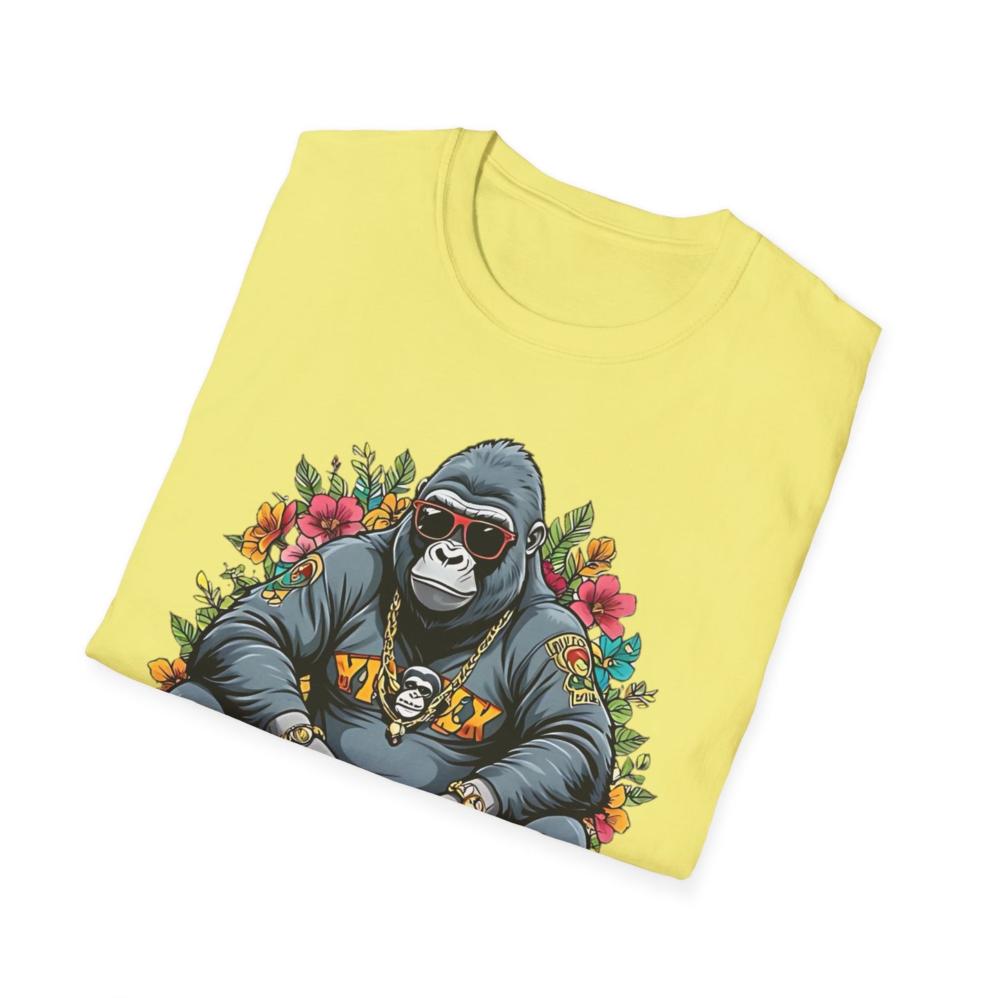 Animals Tees, Funny Animals Shirt, T Shirts with Funny Animals, T-Shirt with Gorilla, Monkey Tees