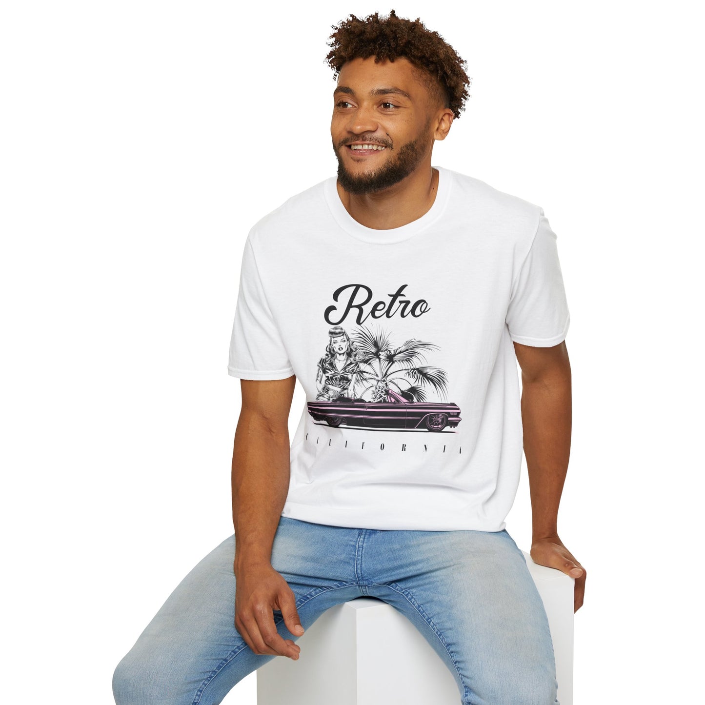 Retro T Shirt, Retro Design Shirt, Retro Art Tee Shirt, T-shirt with Retro Style