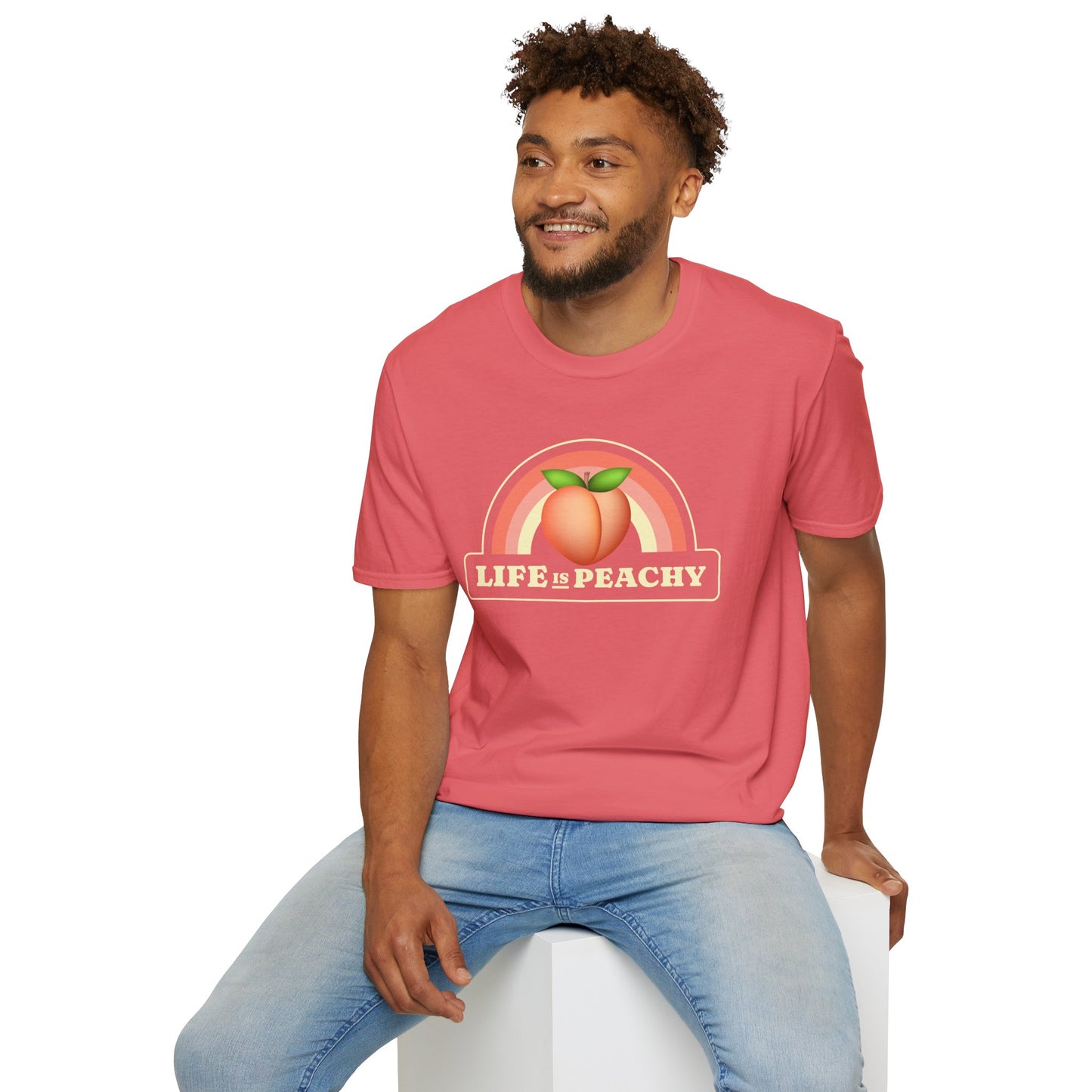 Food Tees, Funny Food T Shirts, Funny T Shirts, Shirt with Fruits, Shirt with Peach