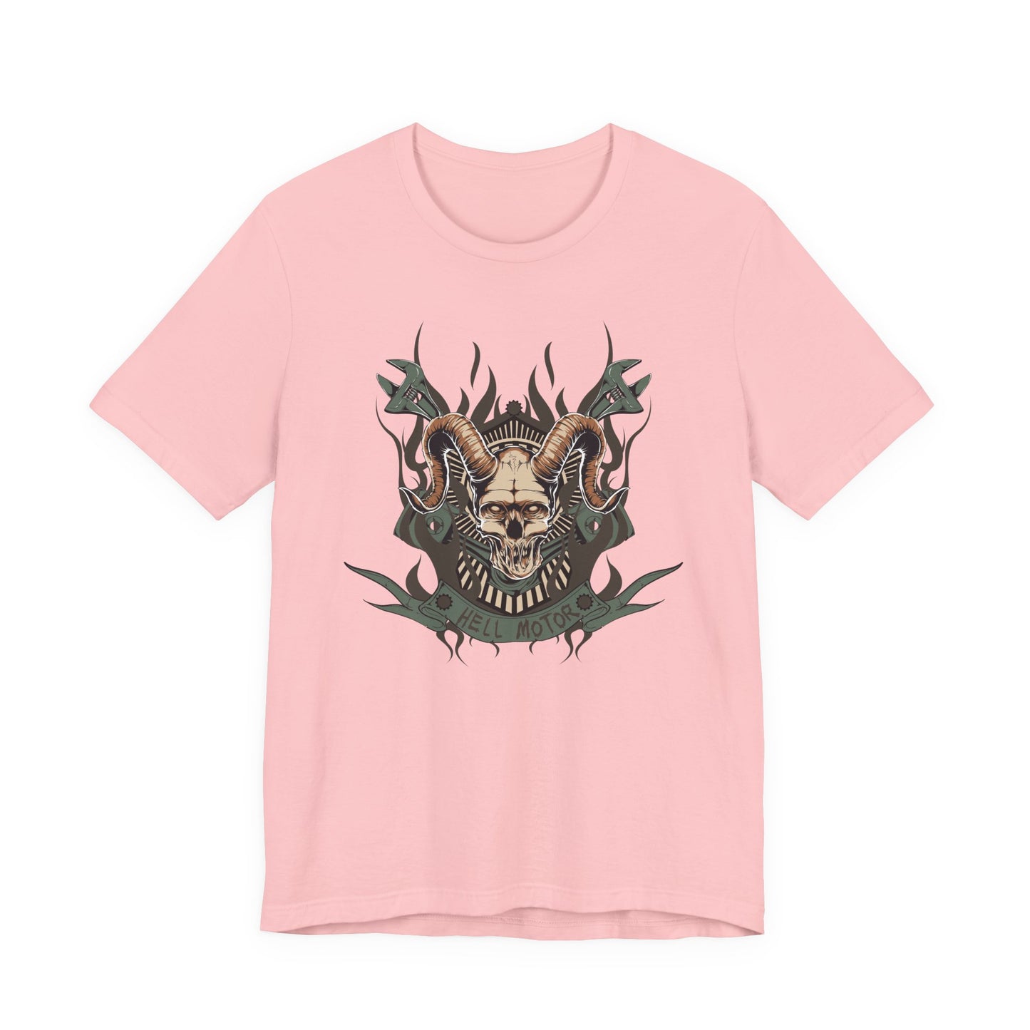 Gothic Skull Graphic Design Unisex Cotton Tee Art-49