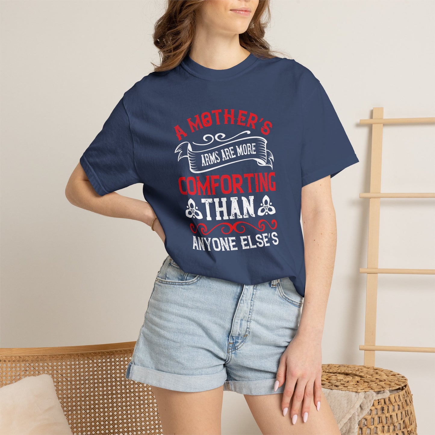 Mom T-shirt Mother Day Mama Tee Unisex Comfort Colors Garment-Dyed Cotton h57