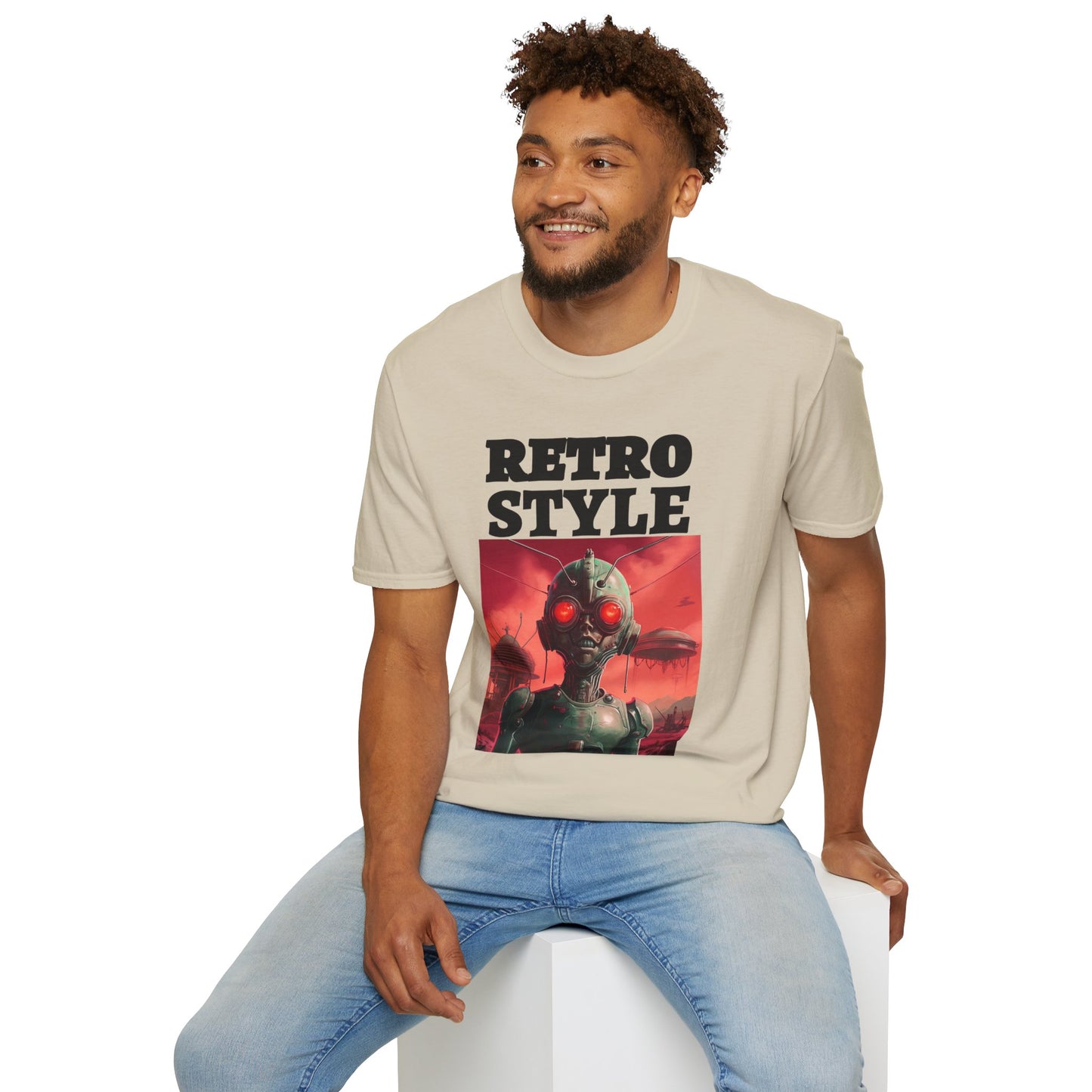 Retro T Shirt, Retro Design Shirt, Retro Art Tee Shirt, T-shirt with Retro Style