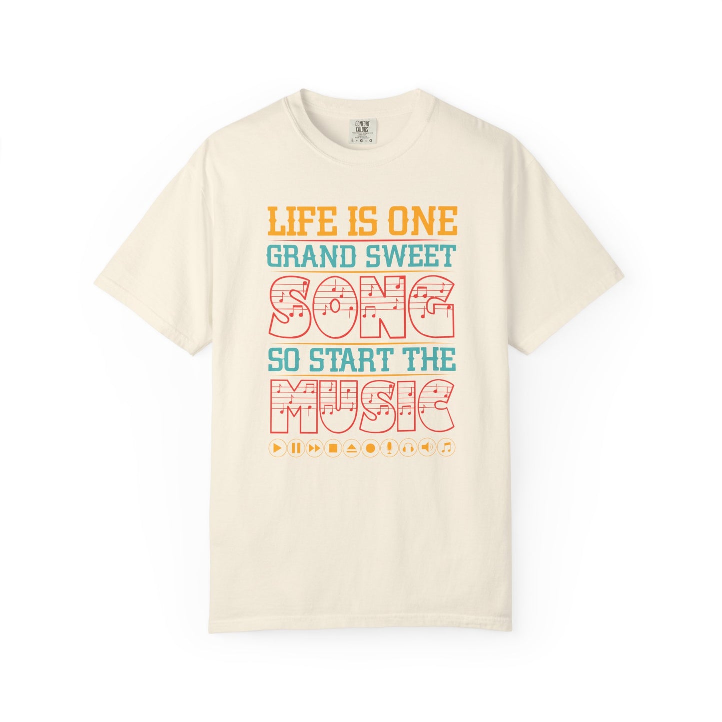 Music Graphic Design Unisex Cotton T-shirt 023