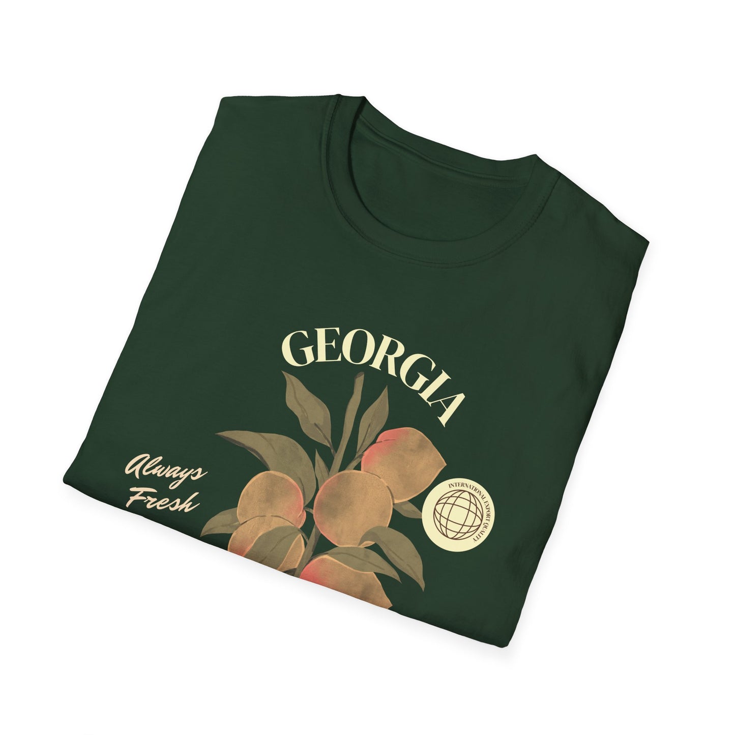 Food Tees, Funny Food T Shirts, Funny T Shirts, Shirt with Fruits, Shirt with Peach