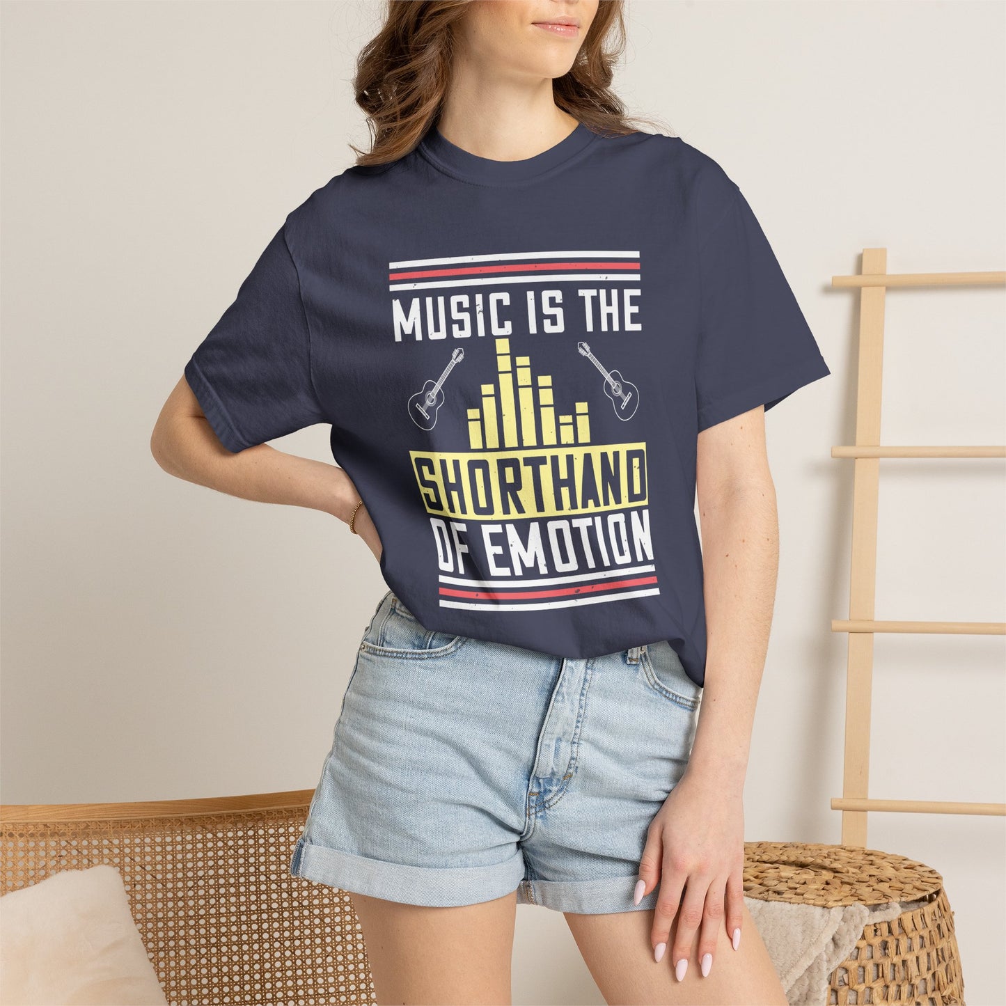 Music Graphic Design Unisex Cotton T-shirt m34