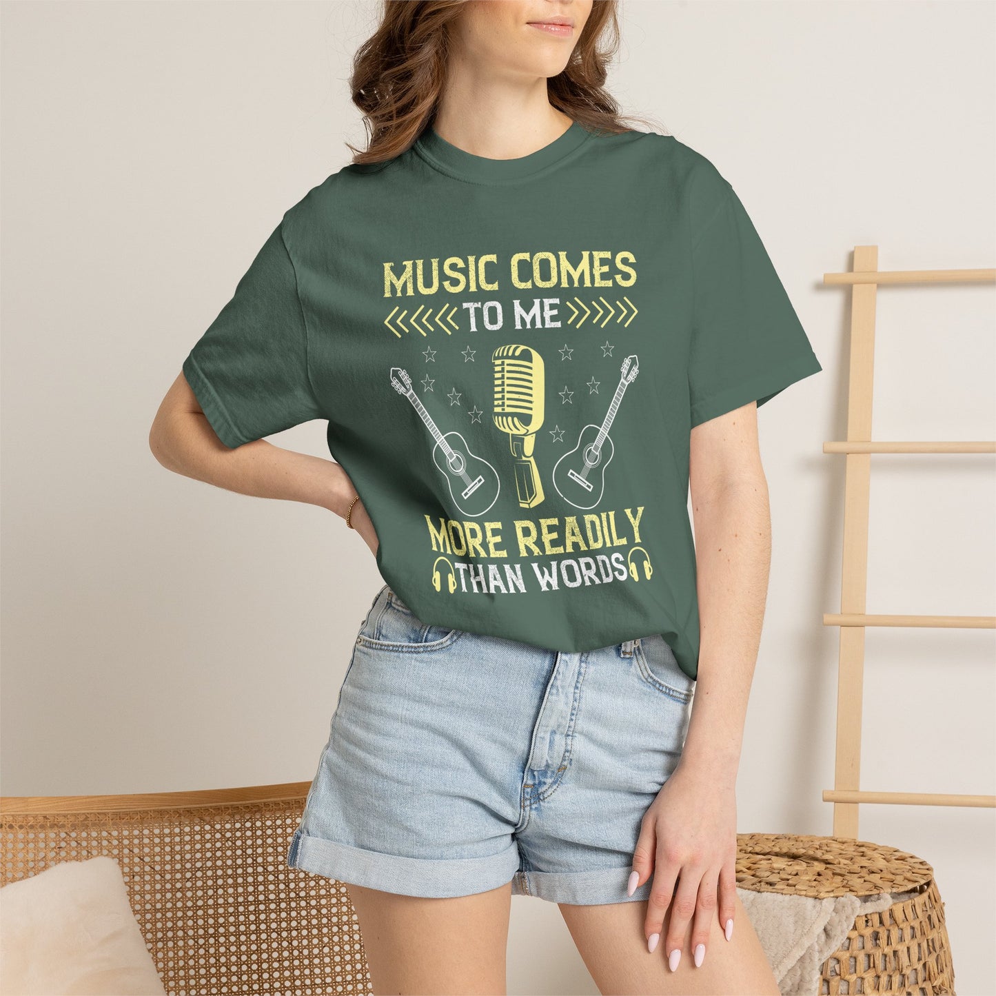 Music Graphic Design Unisex Cotton T-shirt m23