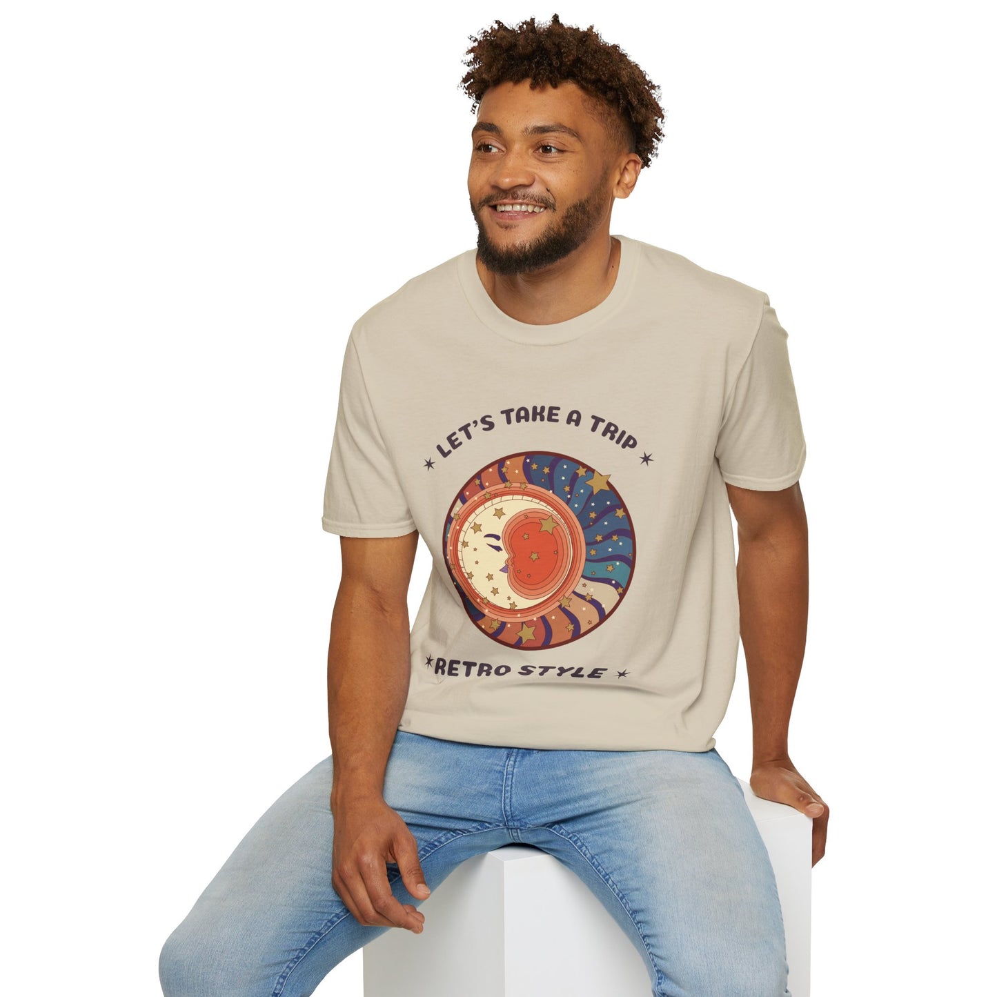 Retro T Shirt, Retro Design Shirt, Retro Art Tee Shirt, T-shirt with Retro Style