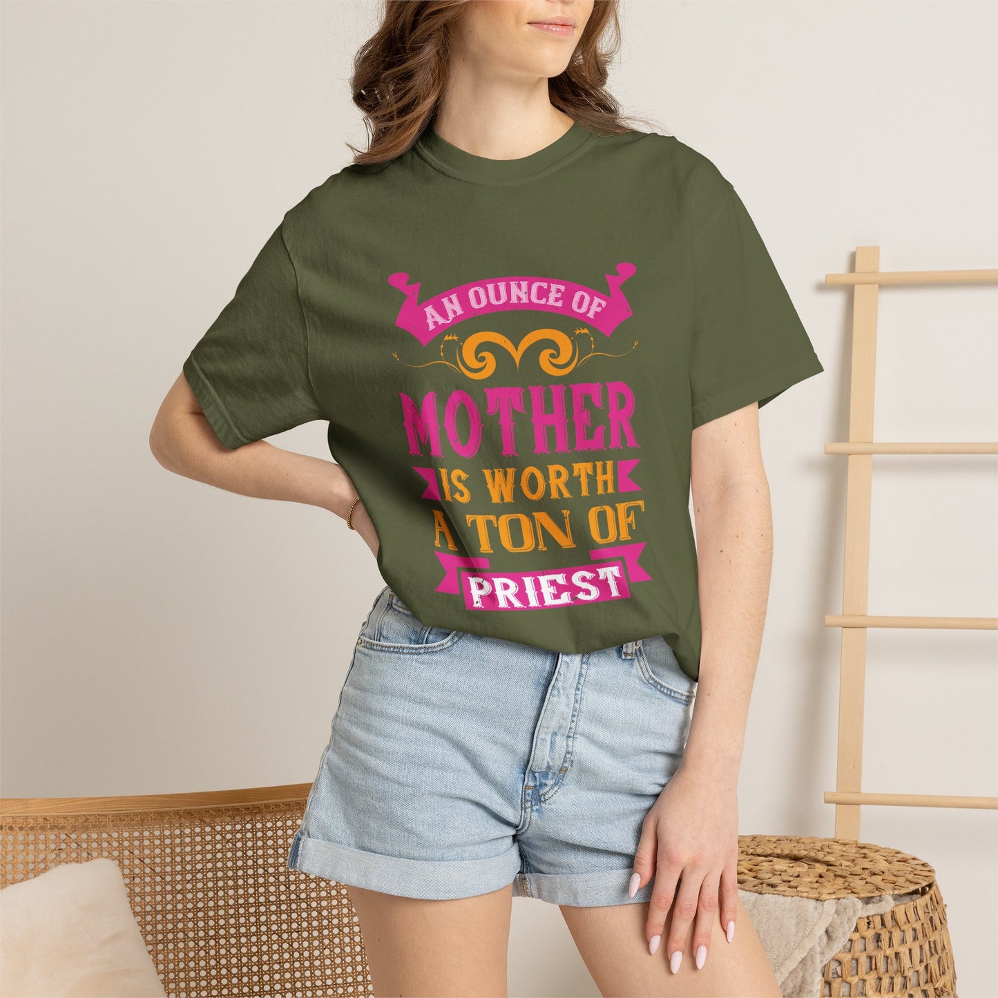 Mom T-shirt Mother Day Mama Tee Unisex Comfort Colors Garment-Dyed Cotton h63