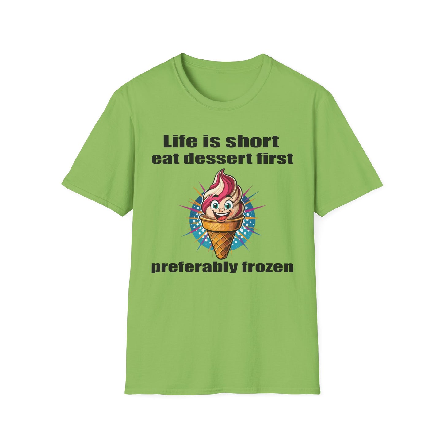 Food Tees, Funny Food T Shirts, Funny T Shirts, Shirt with Food, Junk Food Tees, Shirt with Ice Cream, Ice Cream T-Shirt