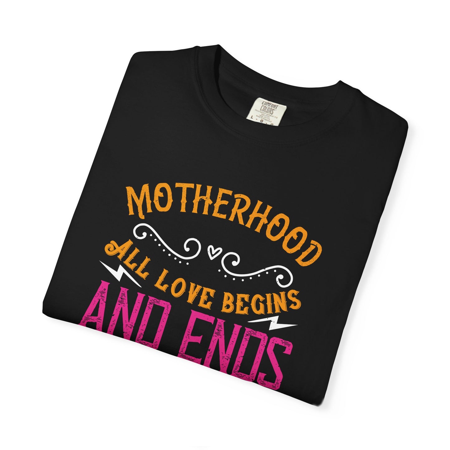 Mom T-shirt Mother Day Mama Tee Unisex Comfort Colors Garment-Dyed Cotton h85