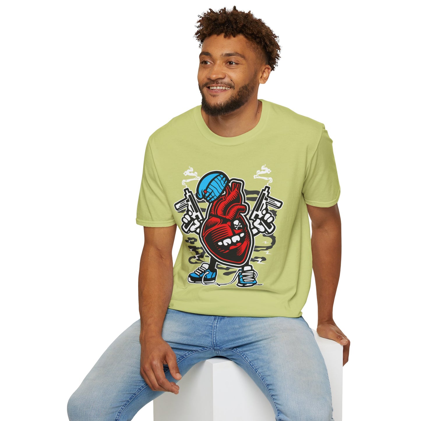 Cartoon T Shirt Animation T Shirt Funny Tee Unisex Gildan Softstyle 64000 100 Percent Cotton