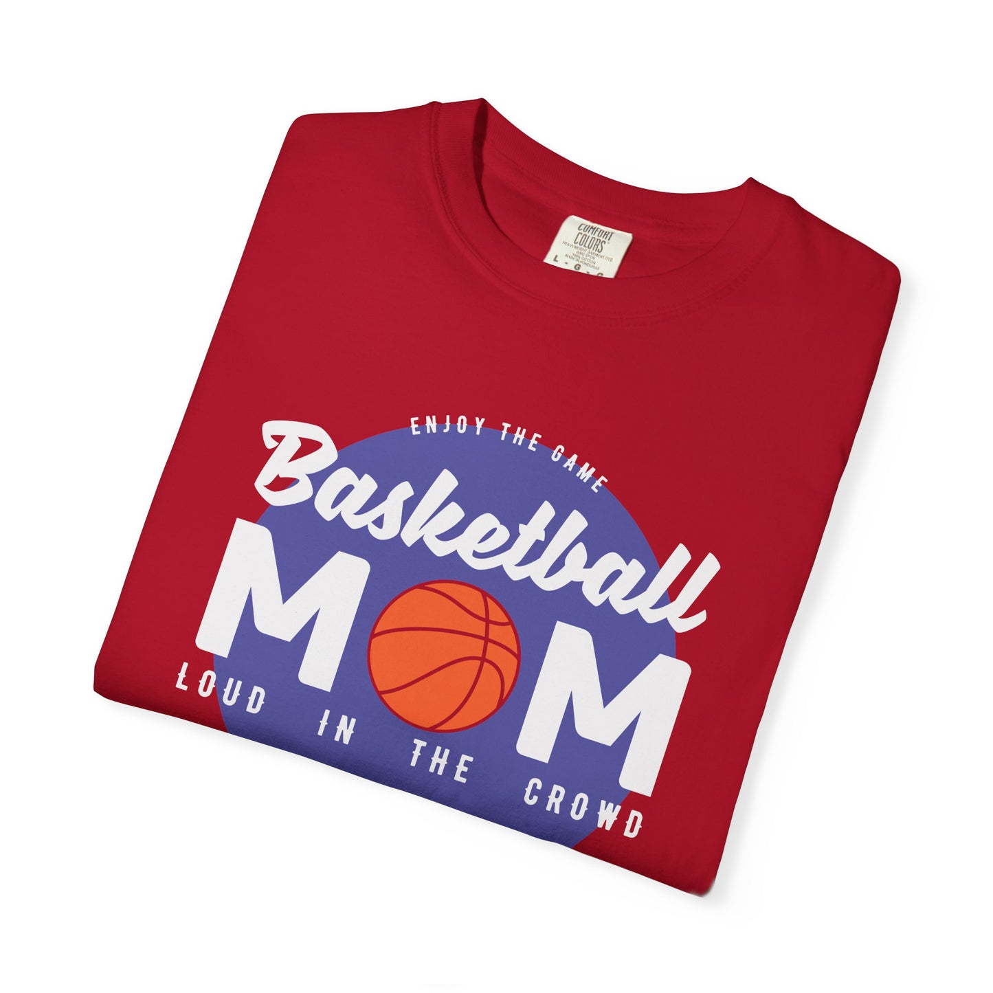 Basketball Mom T-shirt Mother's Day Mama Tee Unisex Comfort Colors Garment-Dyed Cotton h31