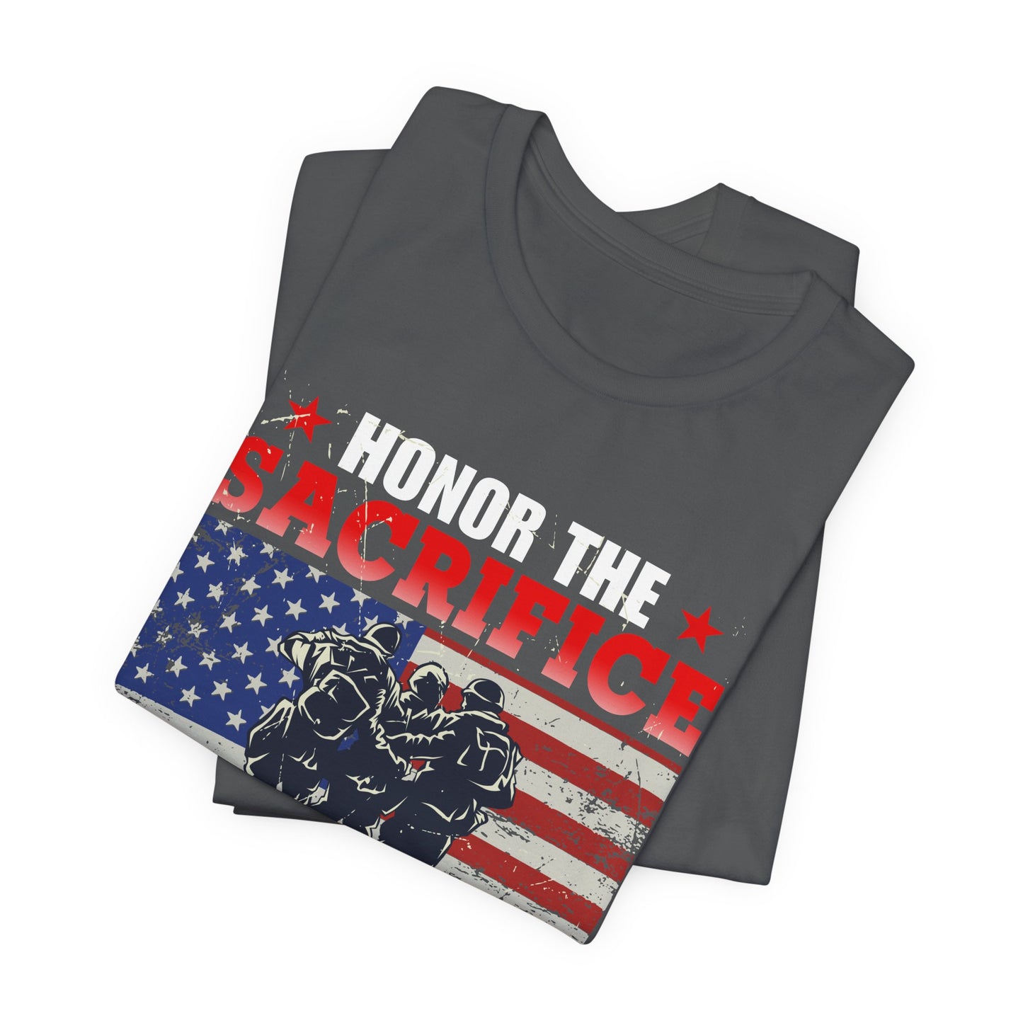 American Flag Graphic Unisex Cotton T-Shirt v24