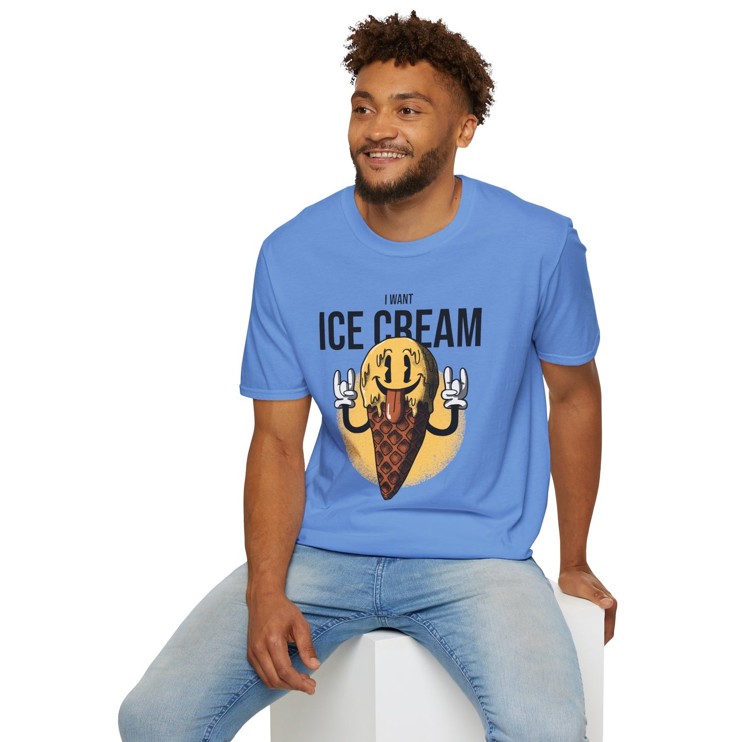 Food Tees, Funny Food T Shirts, Funny T Shirts, Shirt with Food, Junk Food Tees, Shirt with Ice Cream, Ice Cream T-Shirt