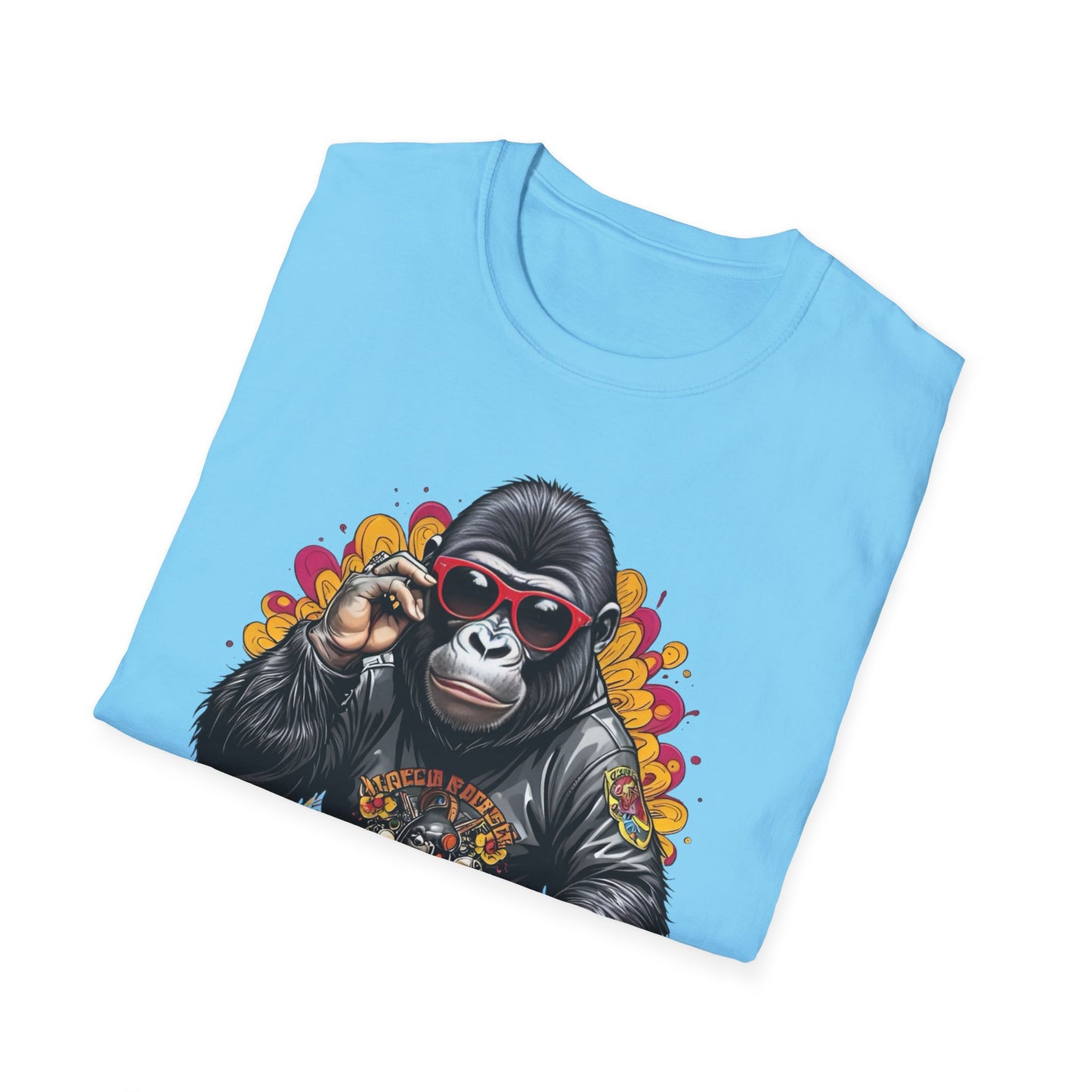 Animals Tees, Funny Animals Shirt, T Shirts with Funny Animals, T-Shirt with Gorilla, Monkey Tees