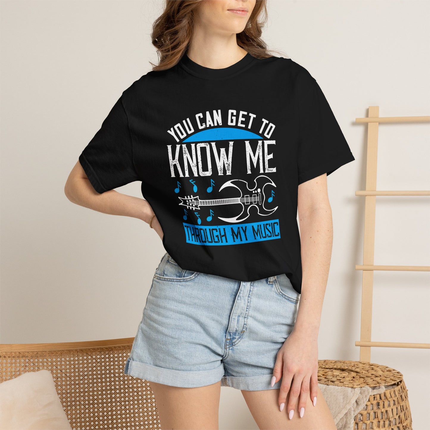 Music Graphic Design Unisex Cotton T-shirt m1