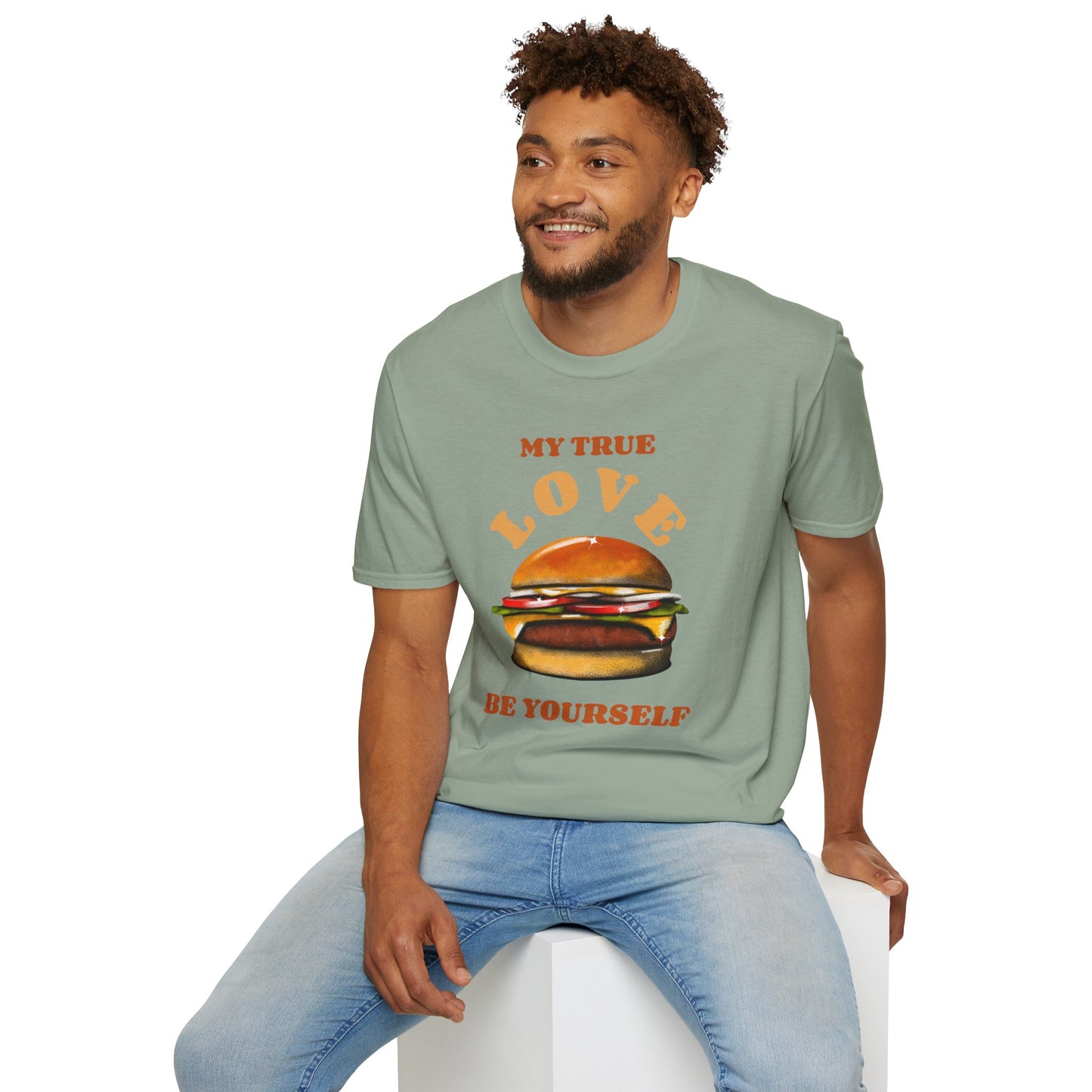 Food Tees, Funny Food T Shirts, Funny T Shirts, Shirt with Food, Junk Food Tees, Shirt with Burger, Burger T-Shirt