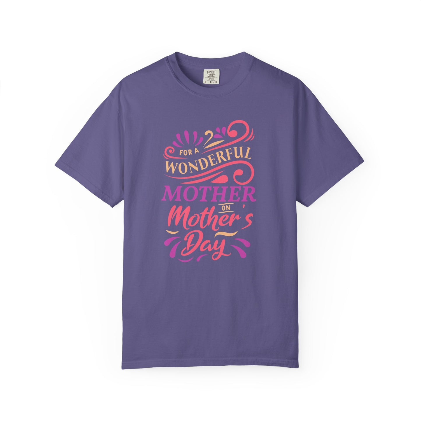 Mom T-shirt Mother's Day Mama Tee Unisex Comfort Colors Garment-Dyed Cotton h18