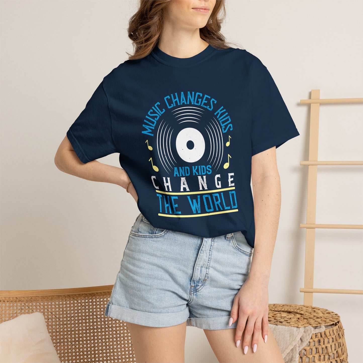 Music Graphic Design Unisex Cotton T-shirt m22