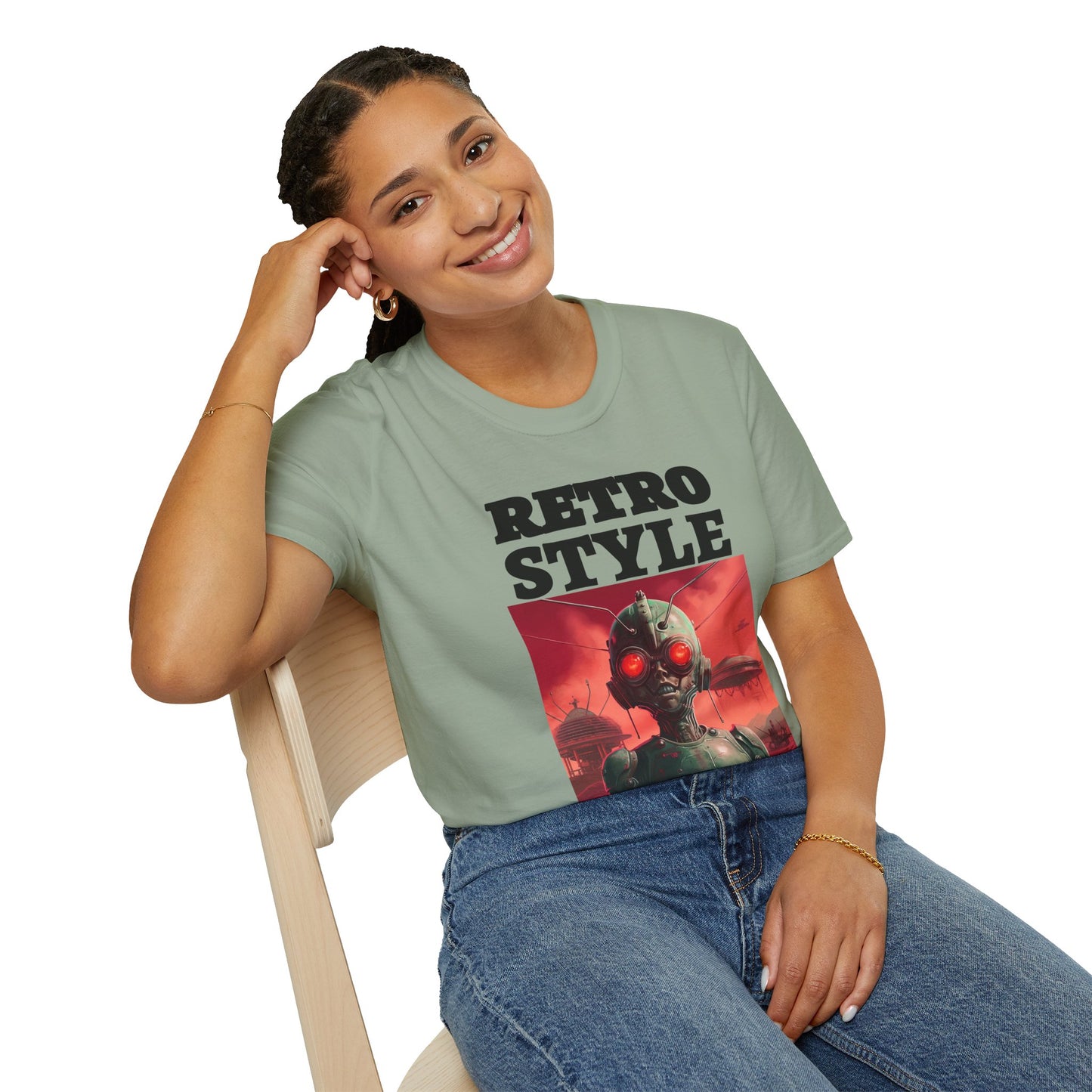 Retro T Shirt, Retro Design Shirt, Retro Art Tee Shirt, T-shirt with Retro Style