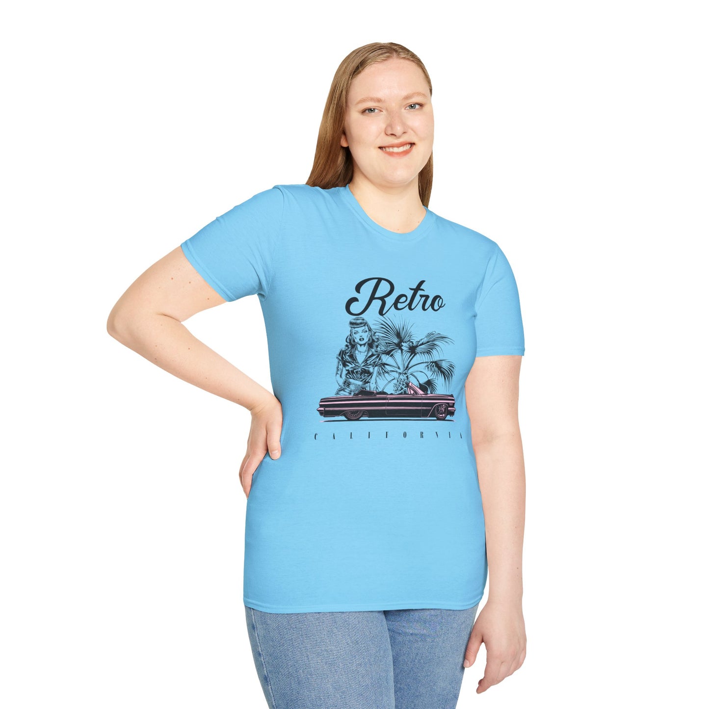 Retro T Shirt, Retro Design Shirt, Retro Art Tee Shirt, T-shirt with Retro Style