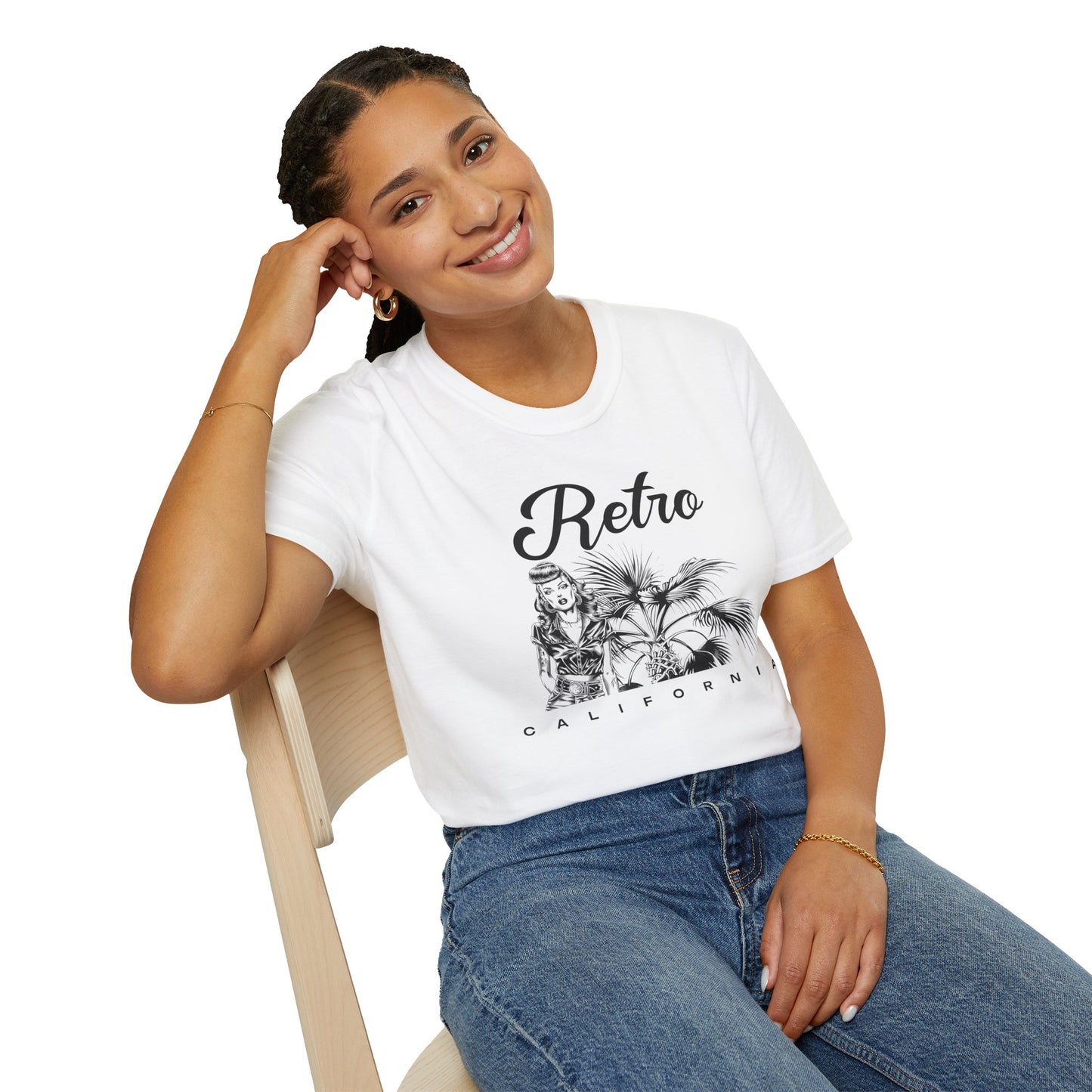 Retro T Shirt, Retro Design Shirt, Retro Art Tee Shirt, T-shirt with Retro Style