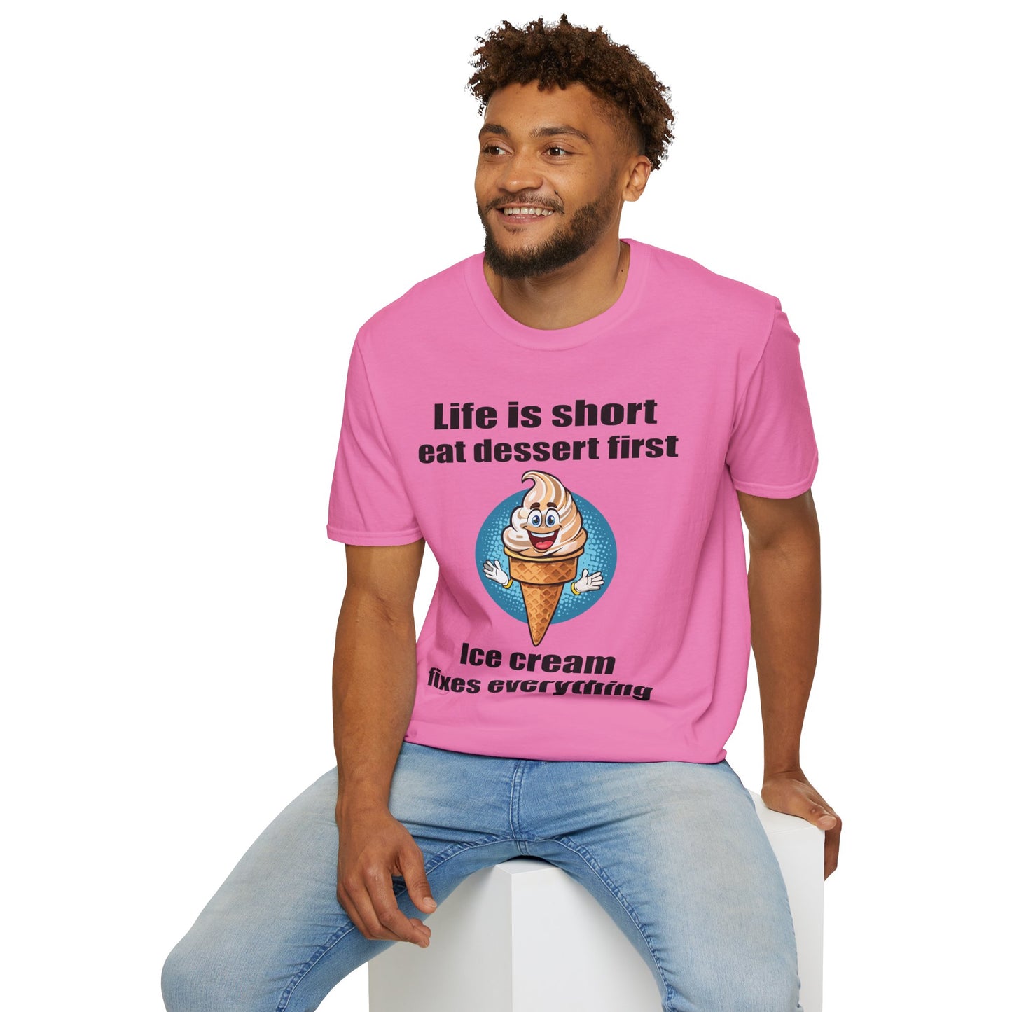 Food Tees, Funny Food T Shirts, Funny T Shirts, Shirt with Food, Junk Food Tees, Shirt with Ice Cream, Ice Cream T-Shirt