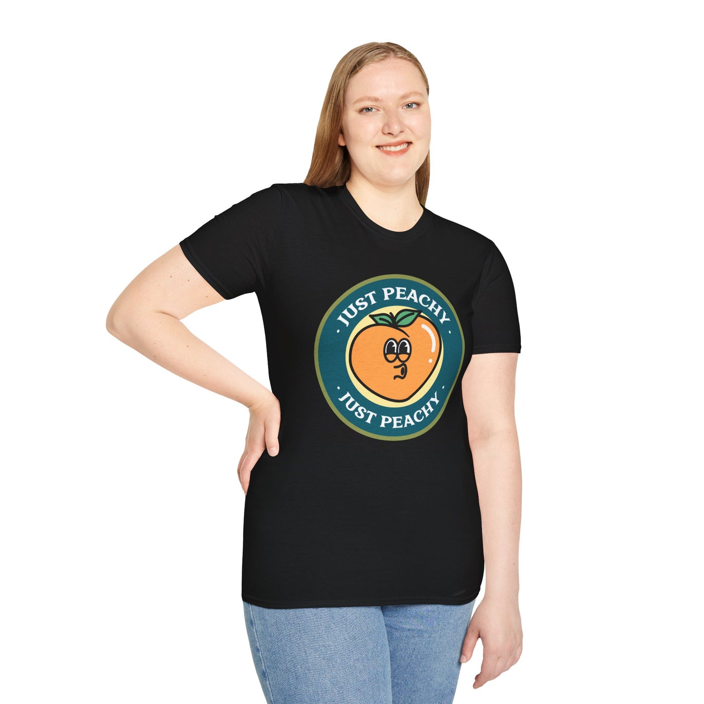 Food Tees, Funny Food T Shirts, Funny T Shirts, Shirt with Fruits, Shirt with Peach