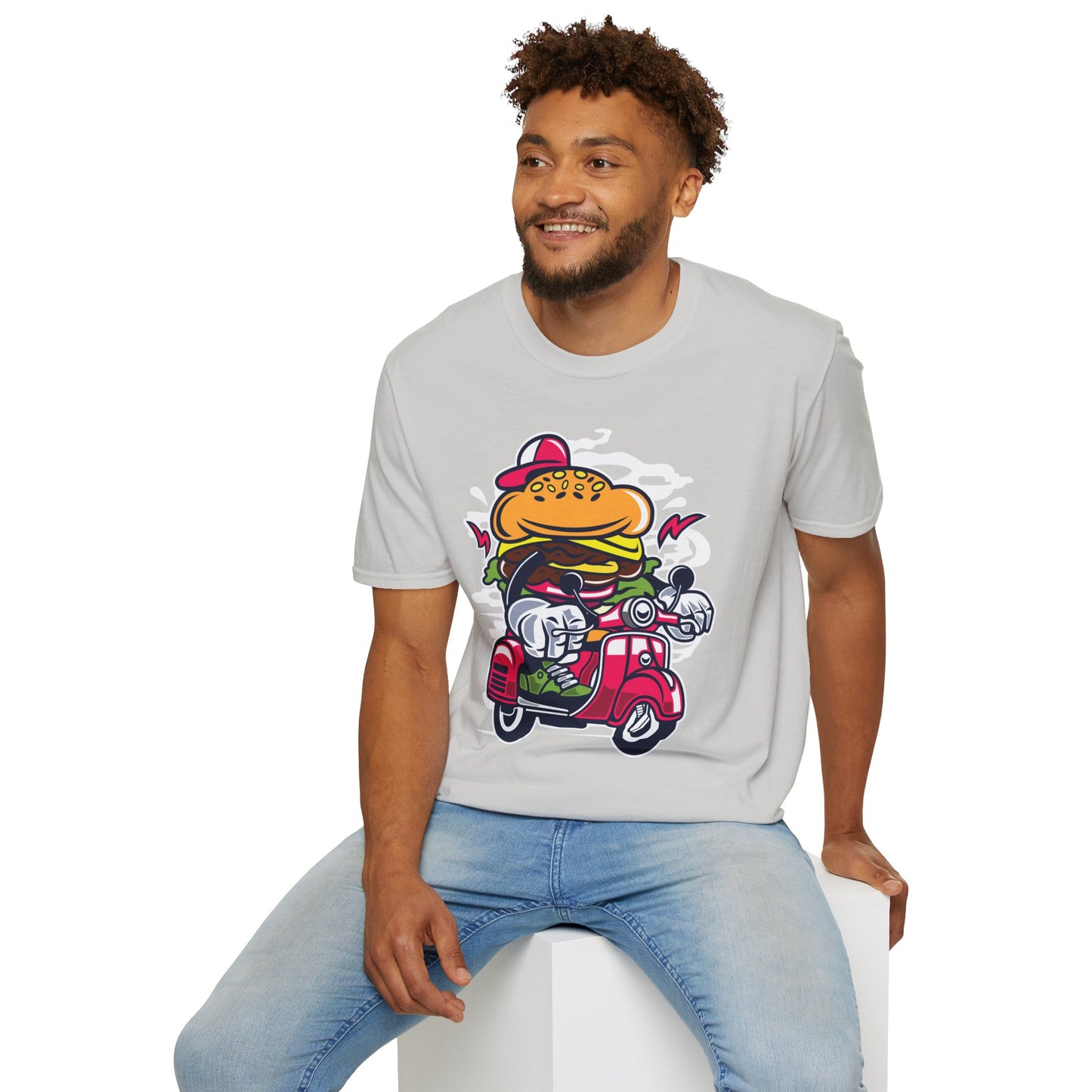 Cartoon T Shirt Animation Tee Funny Unisex Softstyle Gildan 64000 100 Percent Ring Spun Cotton