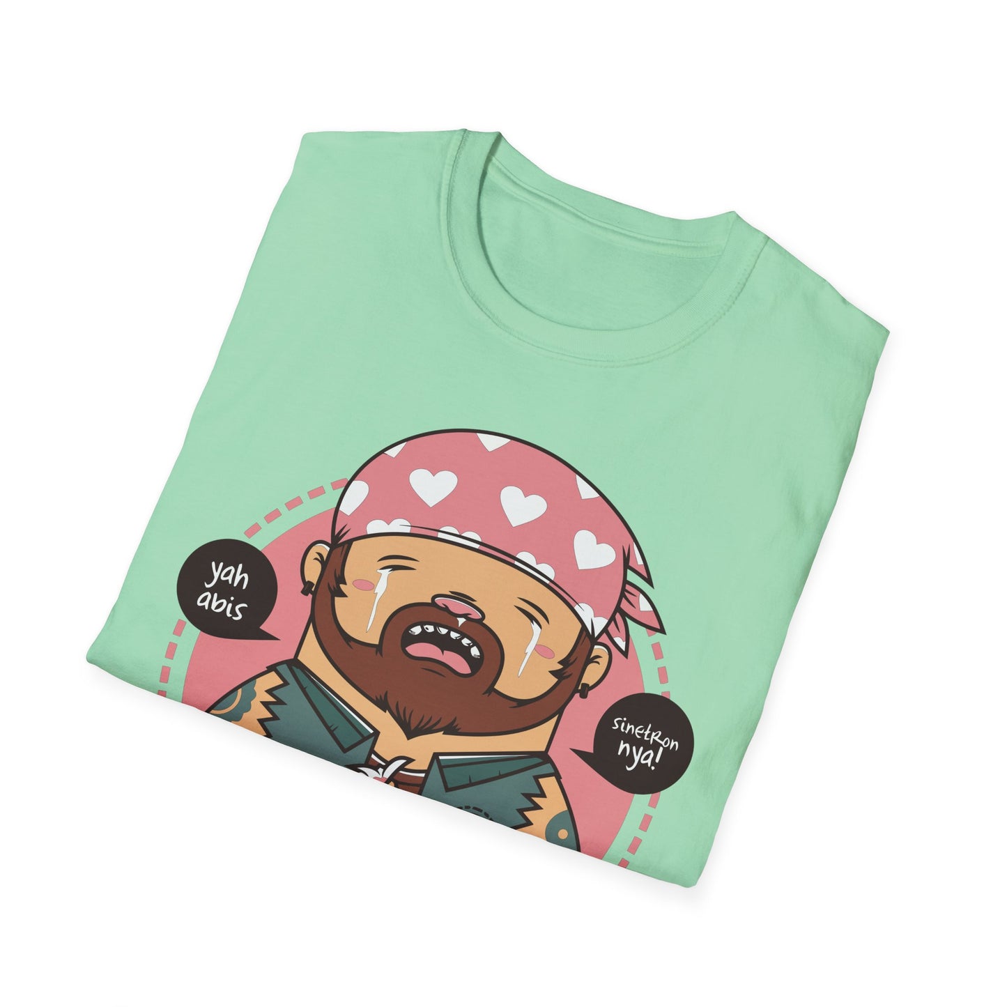 Cartoon Animation T Shirt Unisex Softstyle 100 Percent Ring Spun Cotton Comfort Tee