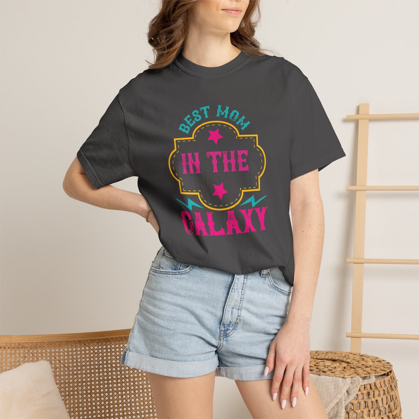 Mom T-shirt Mother Day Mama Tee Unisex Comfort Colors Garment-Dyed Cotton h65